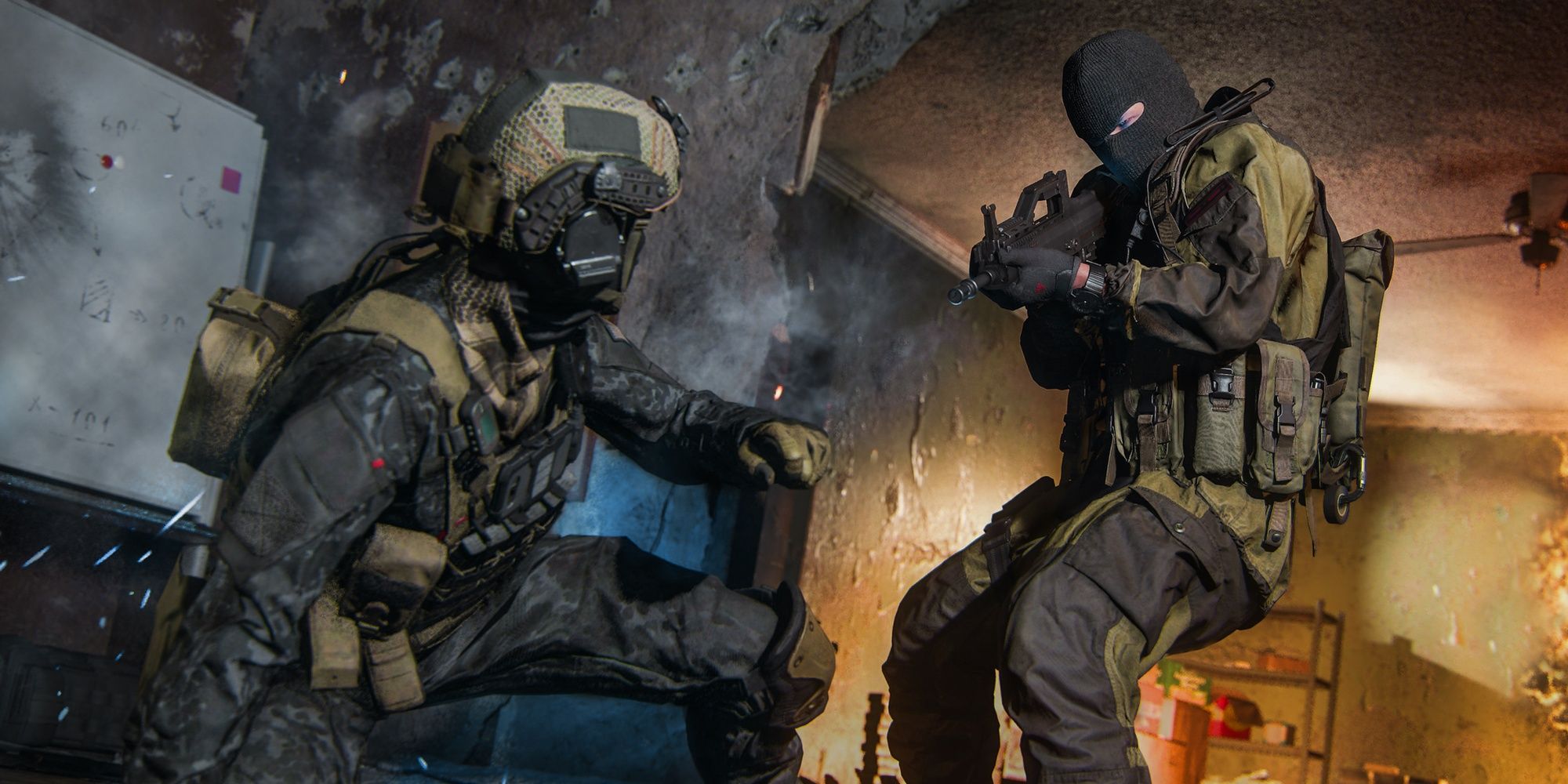 Operadores de Modern Warfare 3 luchando