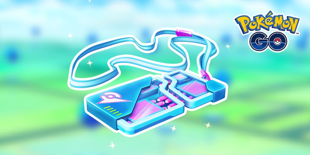 Un pase de incursión de Pokémon Go con el logotipo de Pokémon Go en la esquina superior derecha