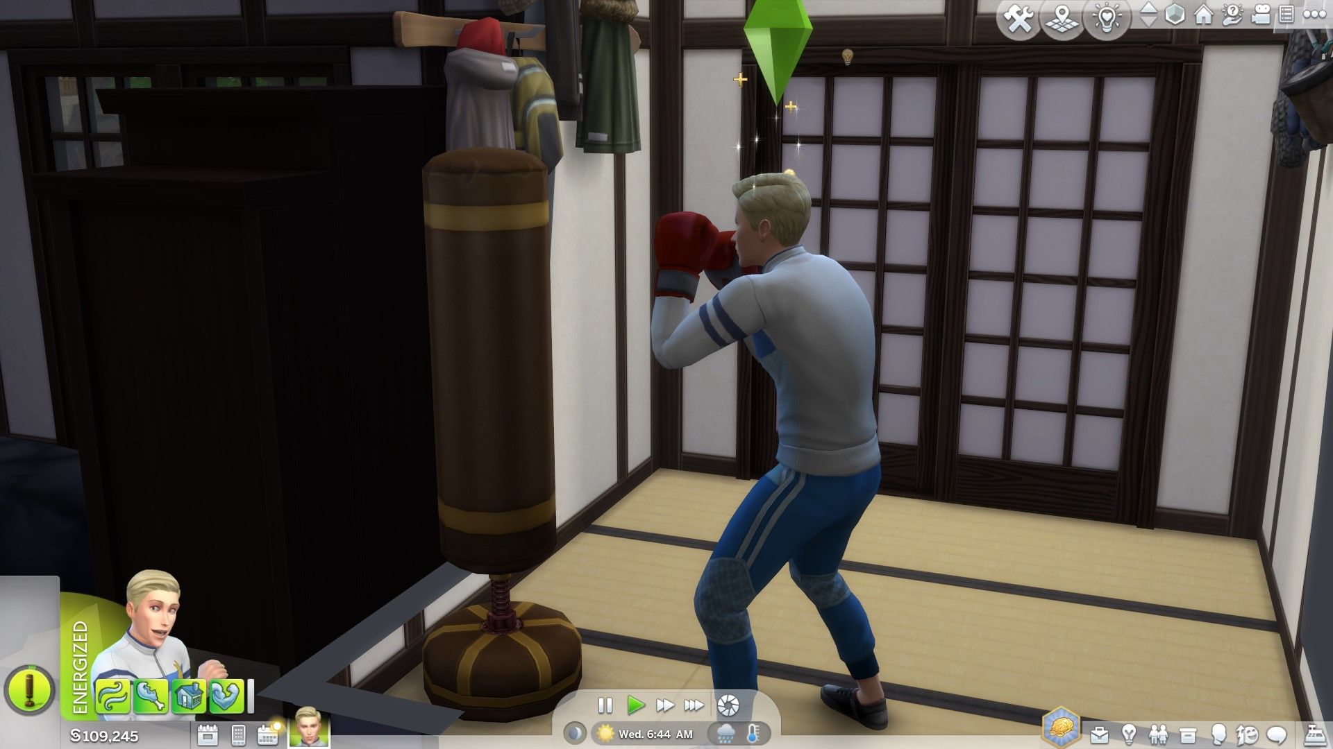 Los Sims 4: Un Sim cajas para divertirse