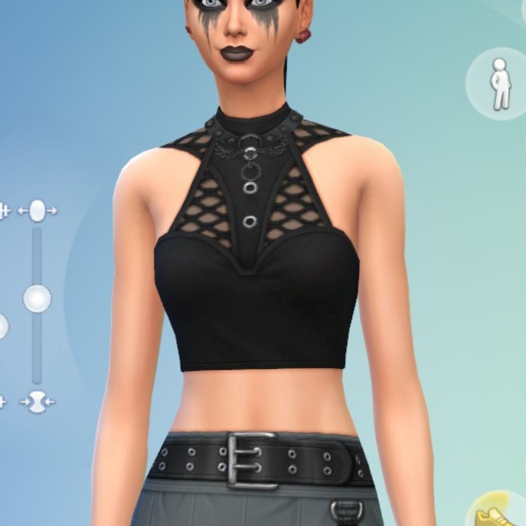 sim usando tanque de cultivo en sims 4 goth en abundancia
