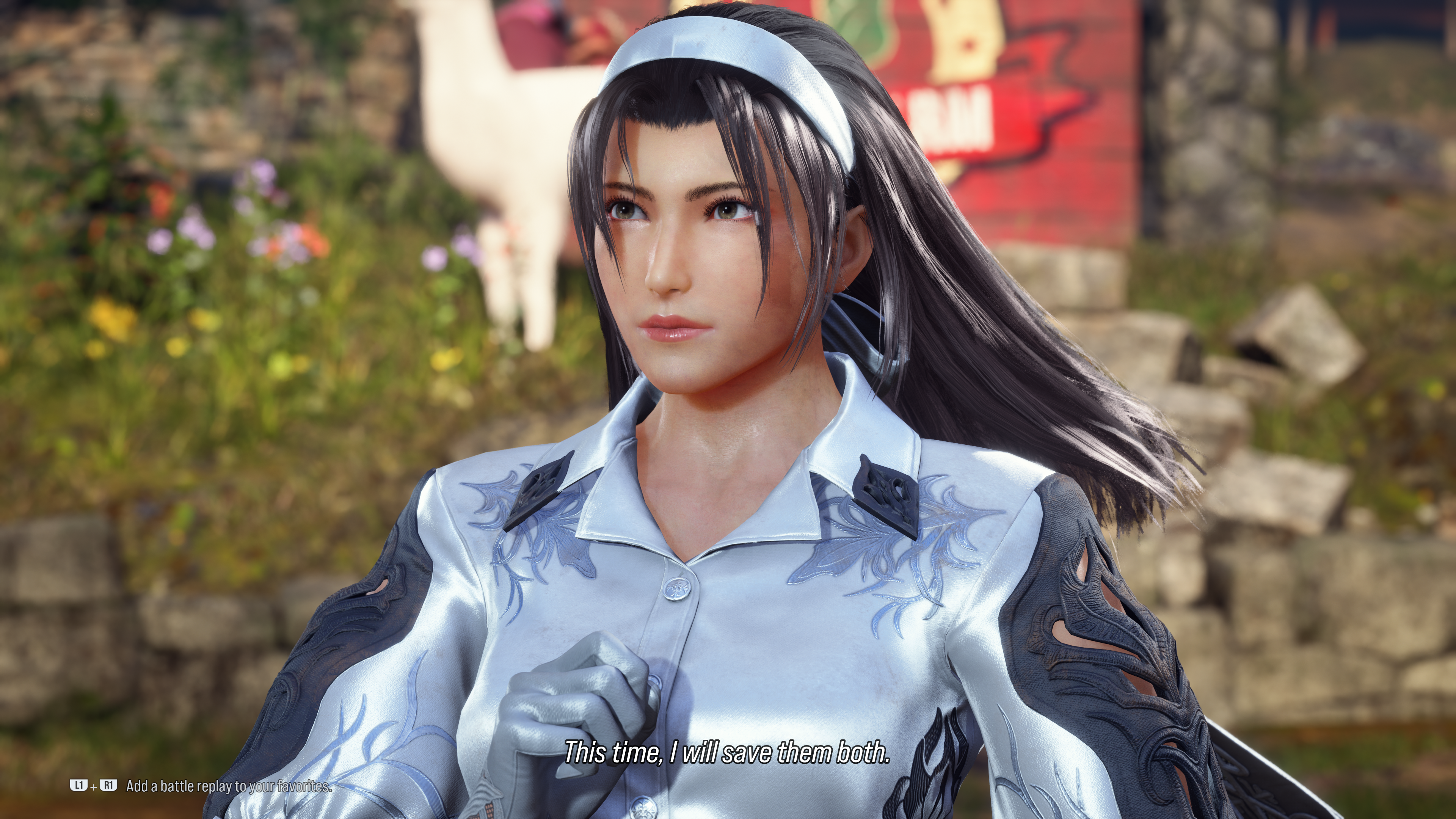 Pantalla de victoria de Jun en Tekken 8