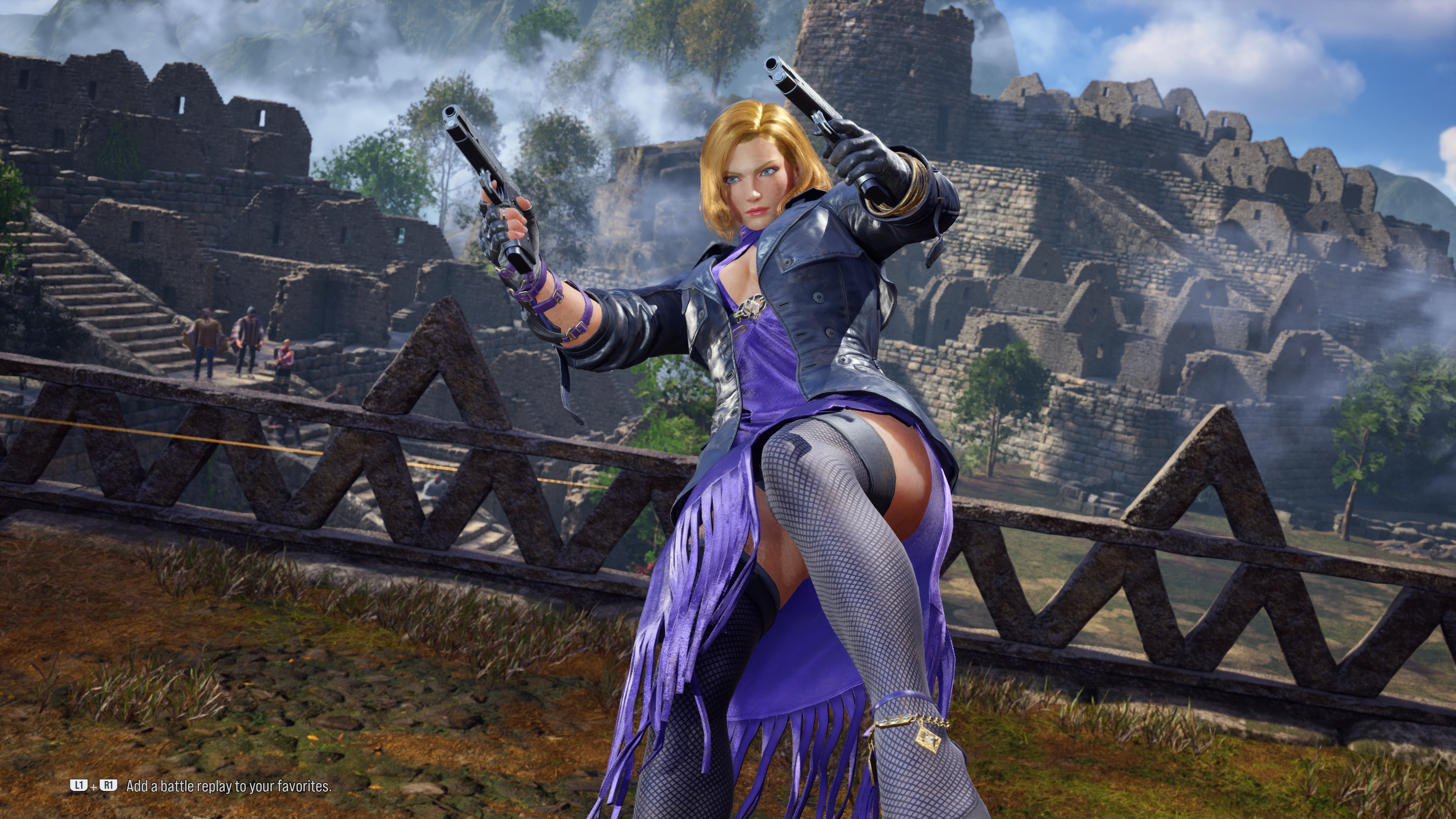 Pantalla de victoria de Nina Williams en Tekken 8
