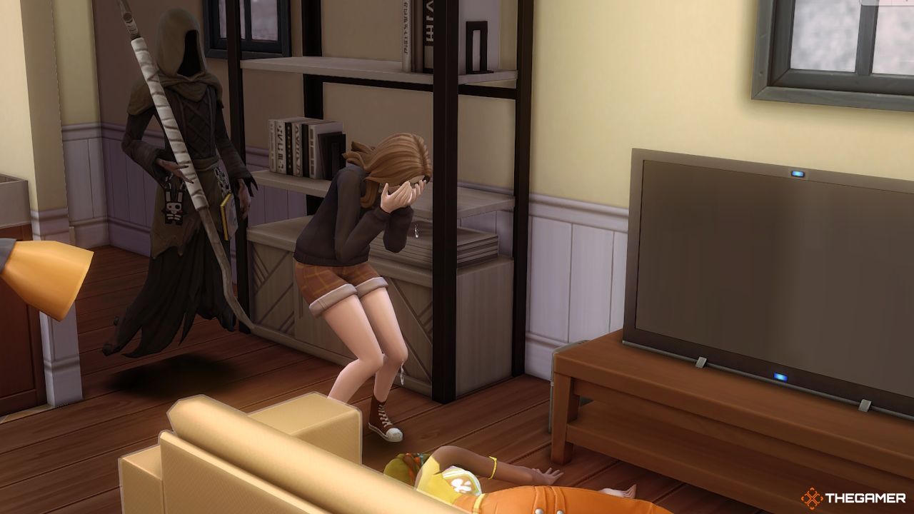 Un Sim muere mientras llega Grim Reaper 