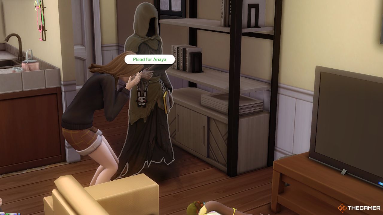 Un Sim puede suplicar por una vida con Grim Reaper
