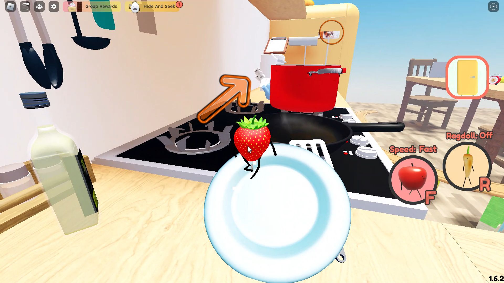Roblox: Secret Staycation, el camino a la caja de pastel usando Strawberry