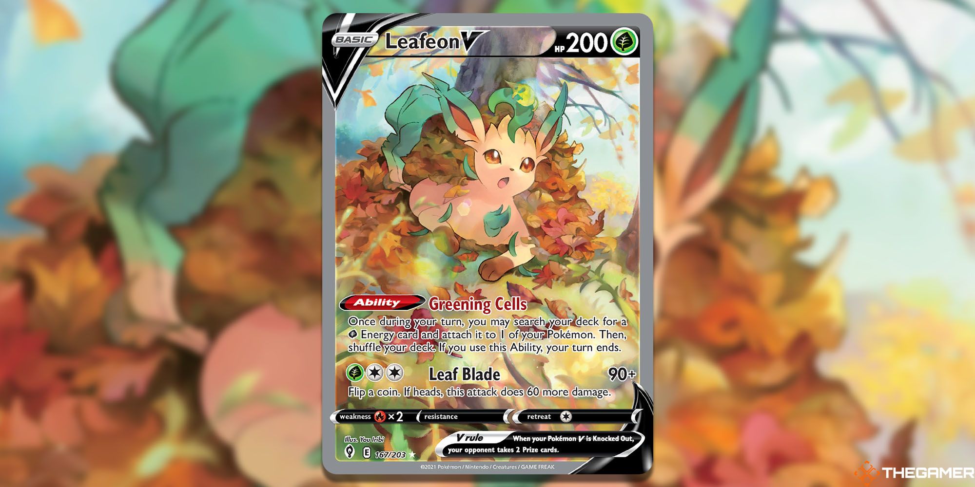 Leafeon V (Cielos en evolución #167)