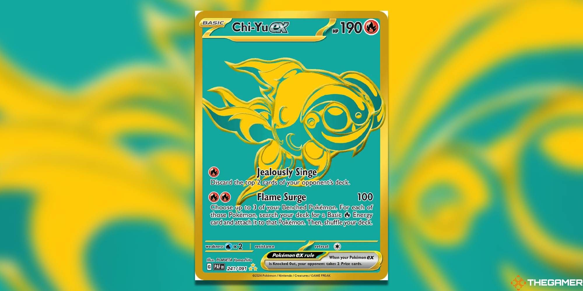 Tarjeta Chi-Yu de JCC Pokémon