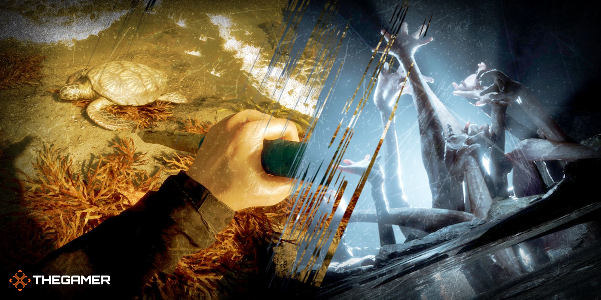 Arte del juego y pantalla de Sons Of The Forest.