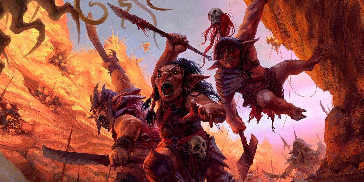 Calabozos y dragones: en Swarming Goblins de Andrew Mar, los duendes atacan desde un cañón