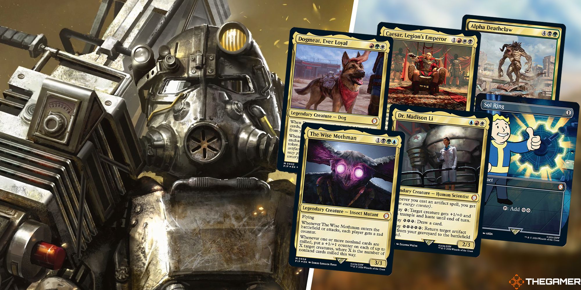 Tarjetas y servoarmaduras MTG Fallout