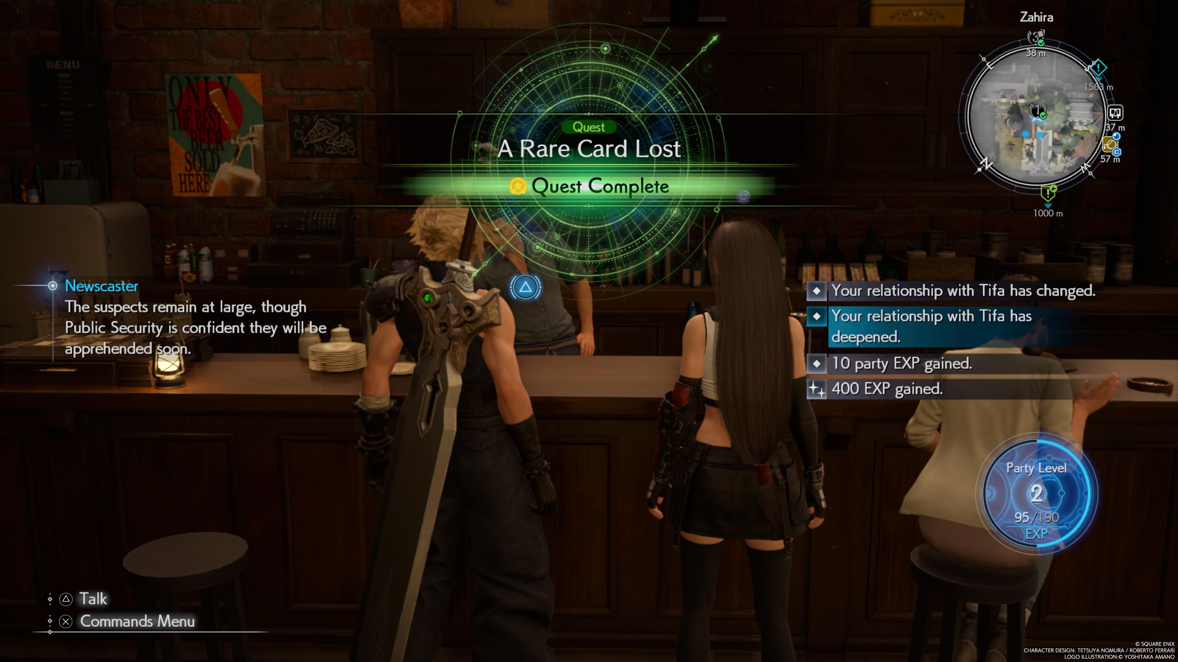 Información para completar una misión secundaria rara de Lost Card en FF7 REbirth