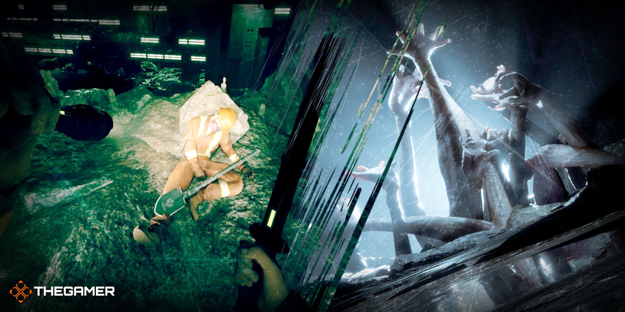Arte del juego y pantalla de Sons Of The Forest.