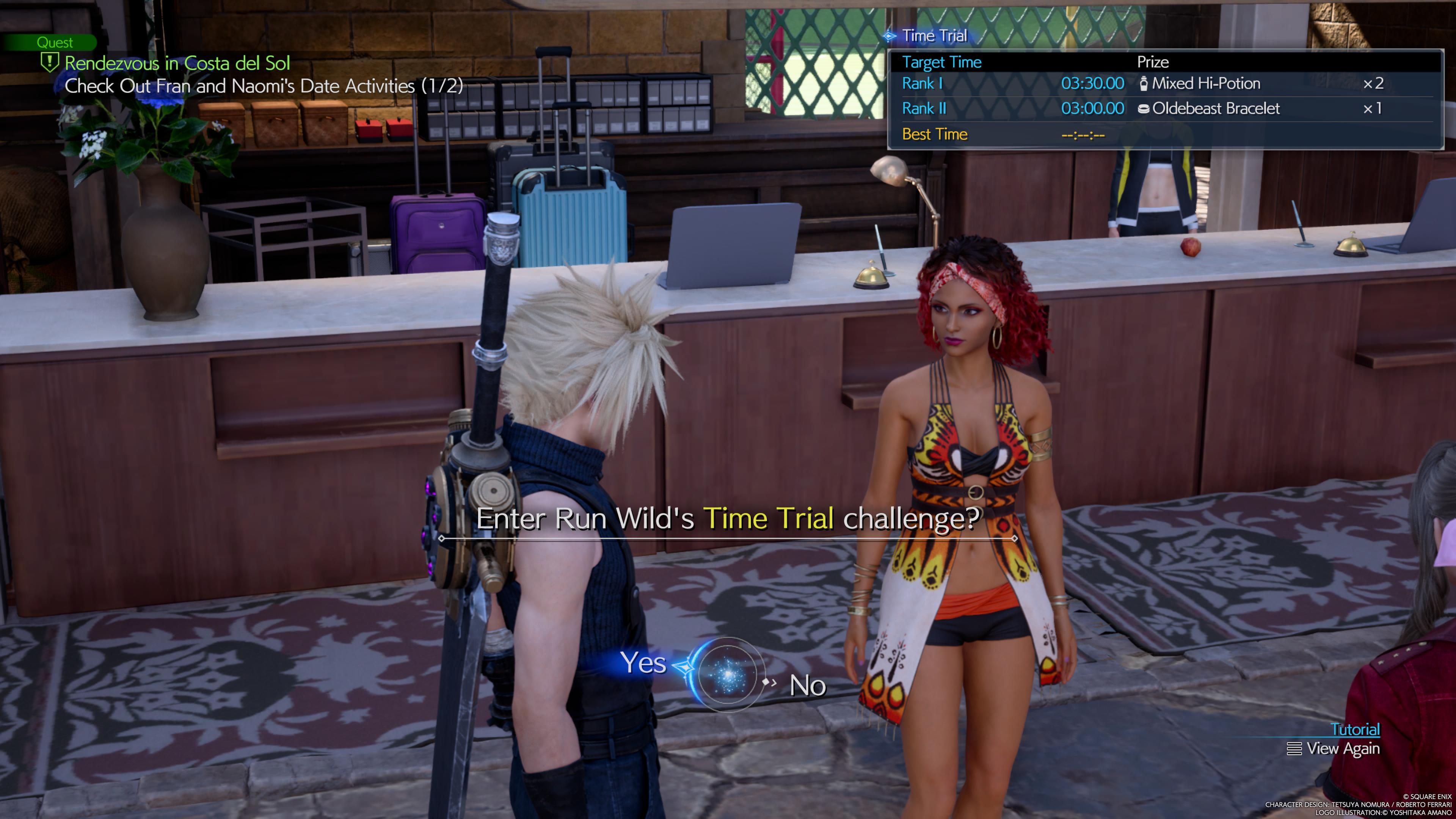Cloud está hablando con Naomi - FF 7 Rebirth - FF 7 Rebirth
