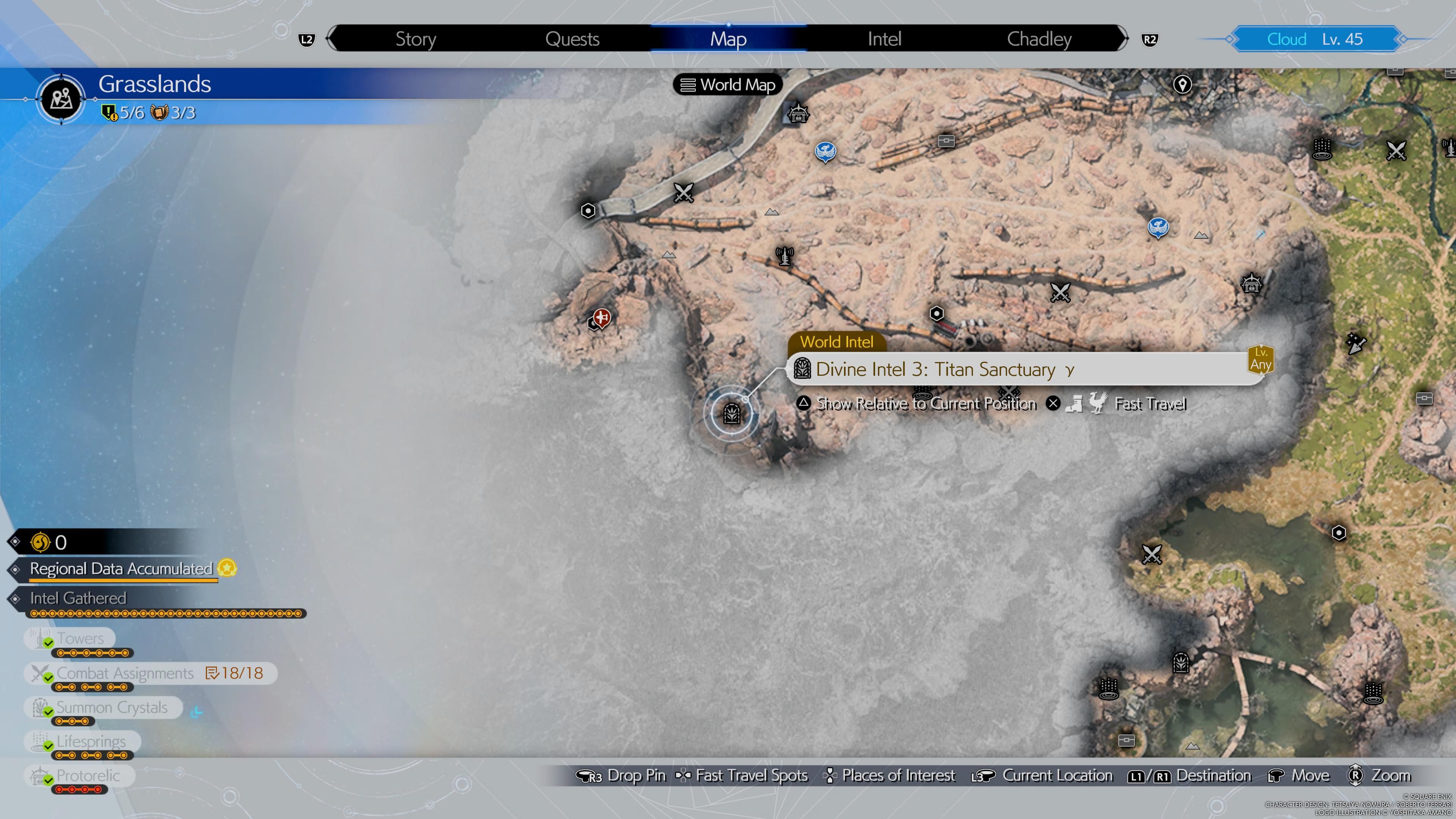 Titan Sanctuary 3 en FF7 Rebirth Grasslands