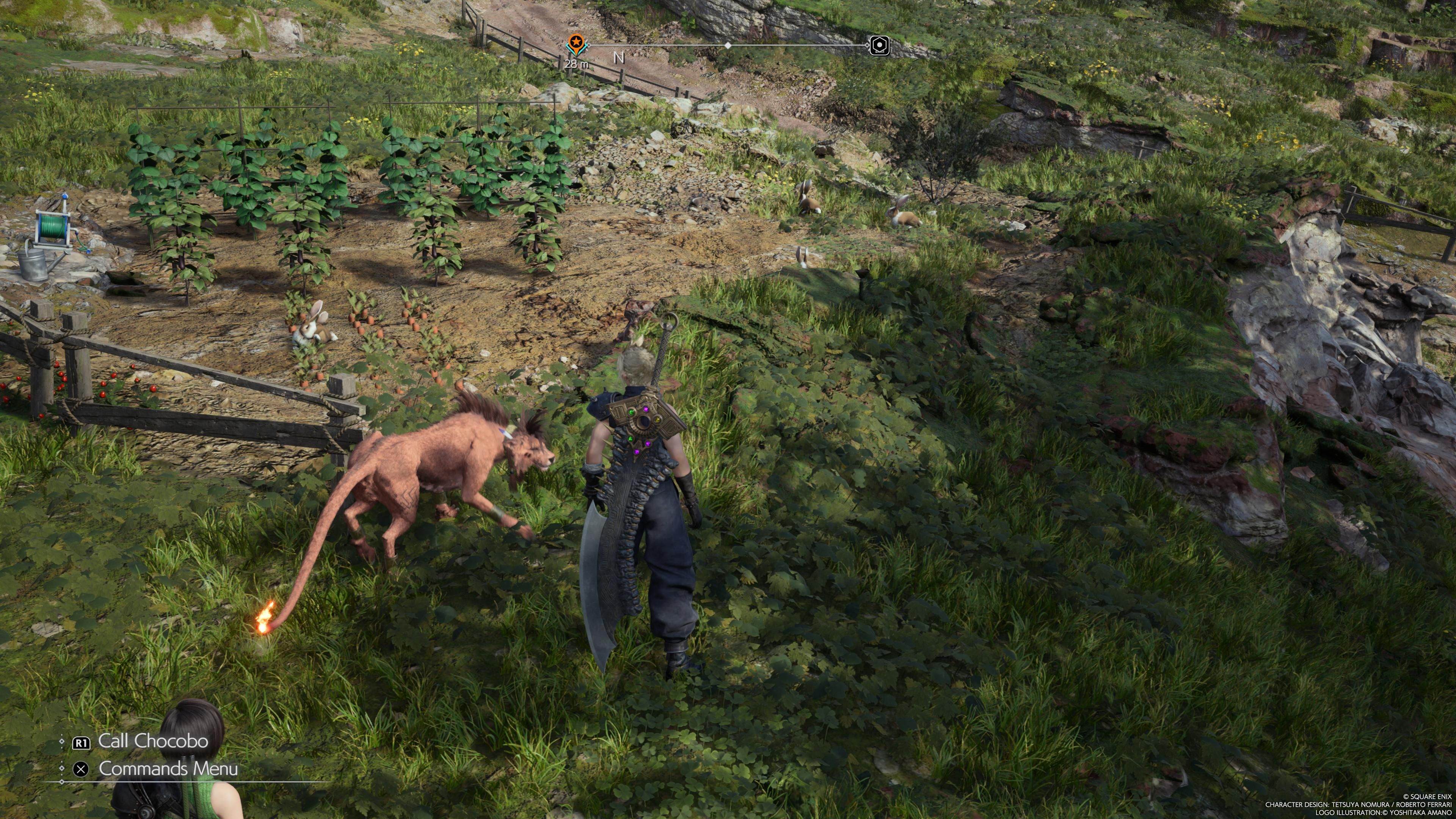 Tesoro enterrado cerca de la granja de Oliver en FF7 Rebirth