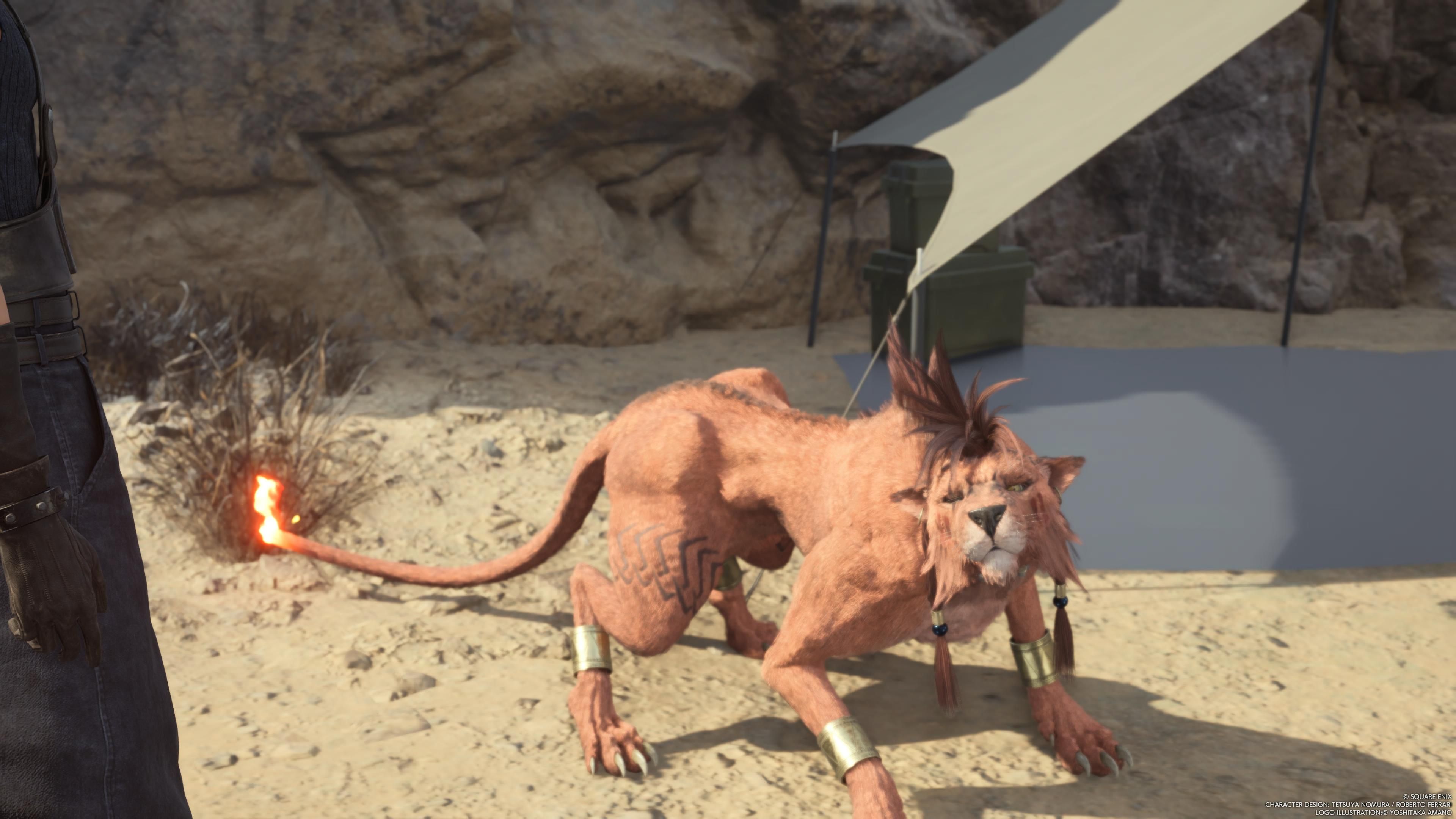 Red XIII está interesado en la carne ahumada en FF7 Rebirth