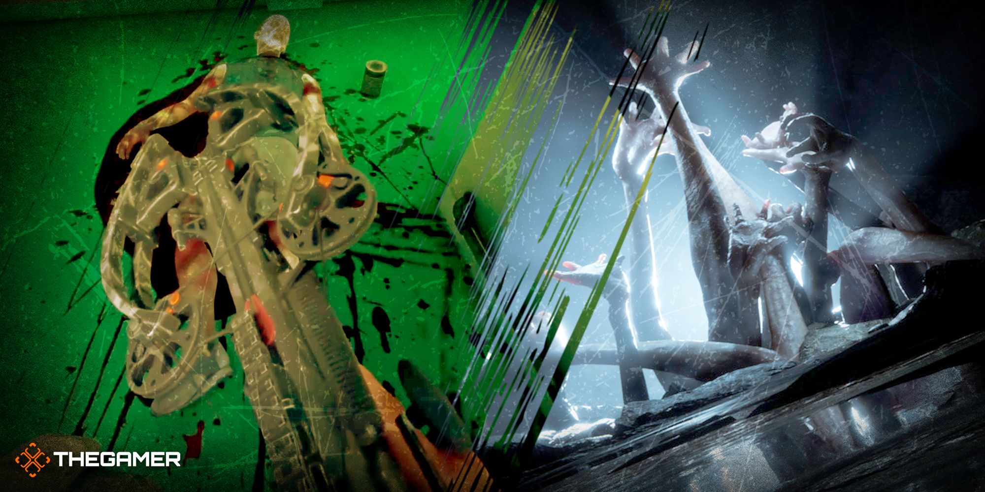 Arte del juego y pantalla de Sons Of The Forest.