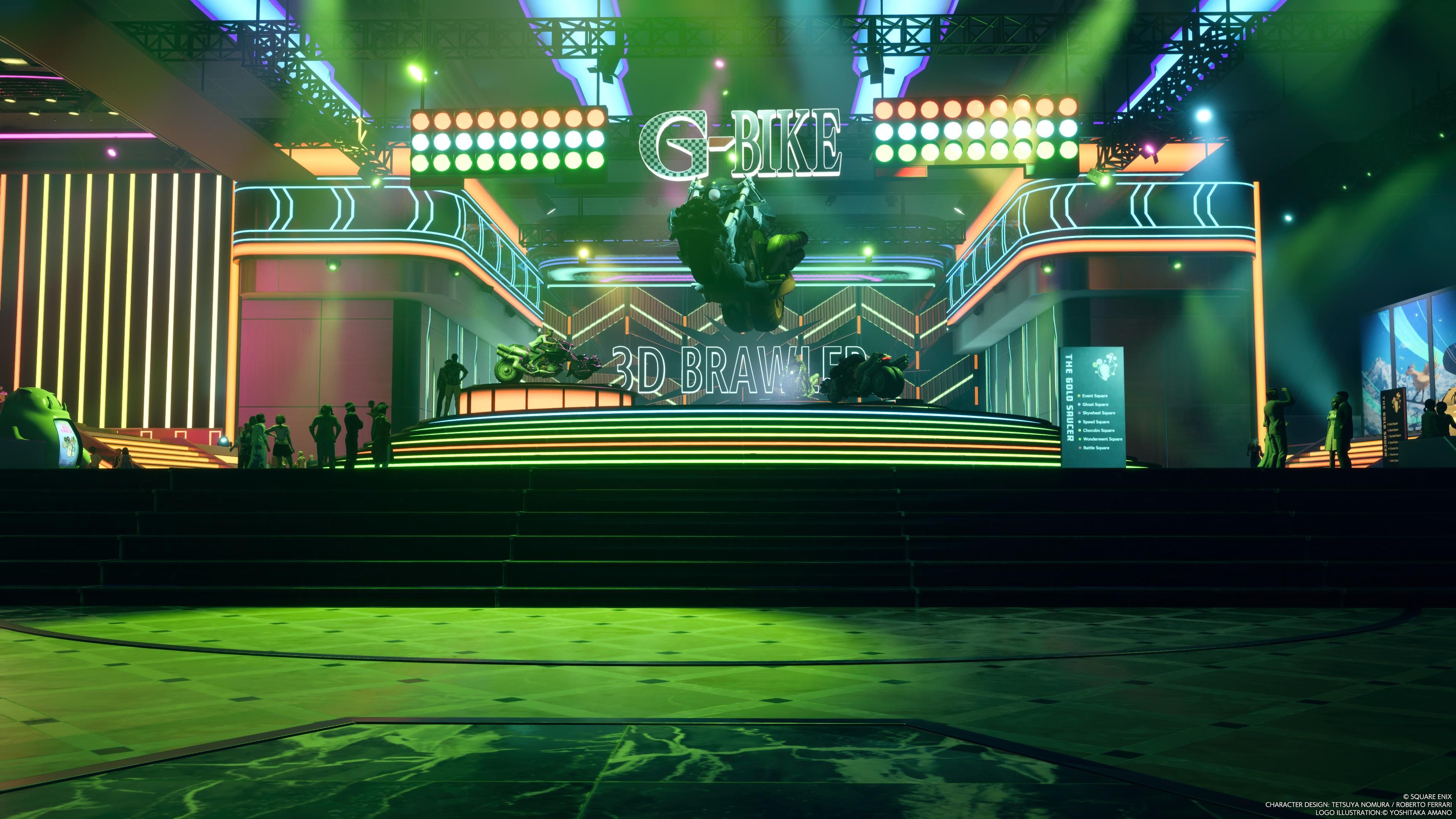 Entrada a Wonderment Square en Gold Saucer en FF7 Rebirth