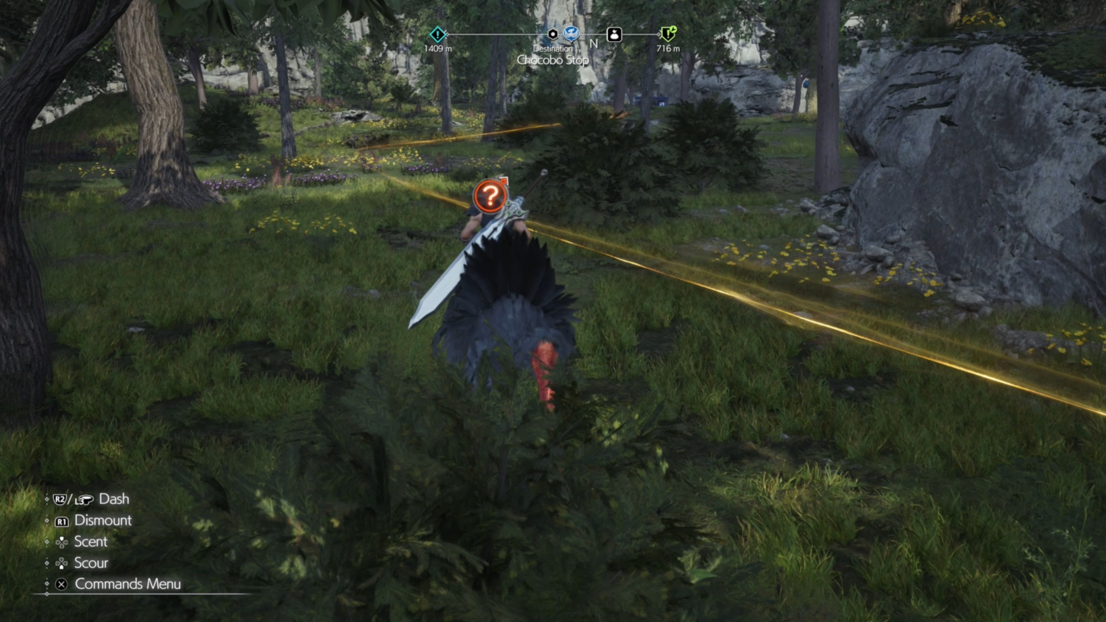 Final-Fantasy-7-Rebirth-Dreaming-Of-Blue-Skies-Lugar-de-caza-Aroma-a-chocobo-de-vaca