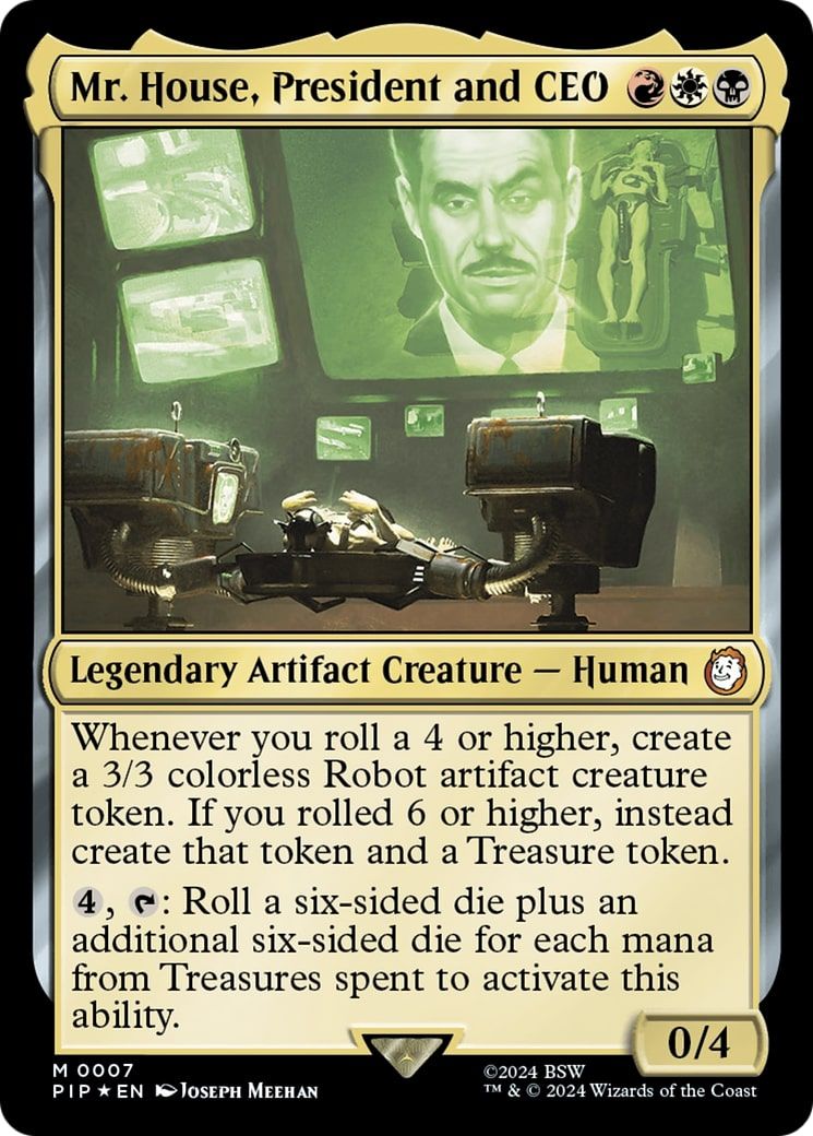Sr. House, presidente y director ejecutivo de Magic: The Gathering card