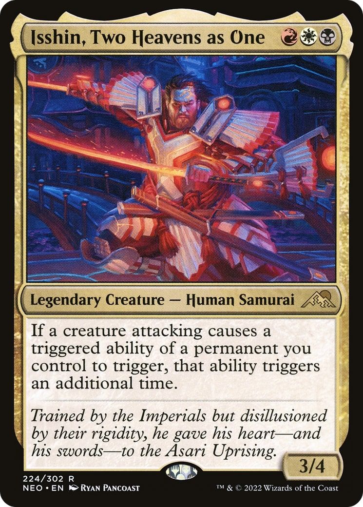 Isshin, Dos cielos como uno Magic: The Gathering card