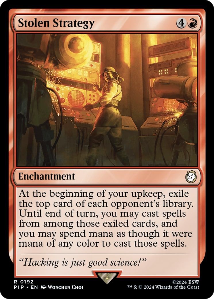 Magia de estrategia robada: The Gathering card