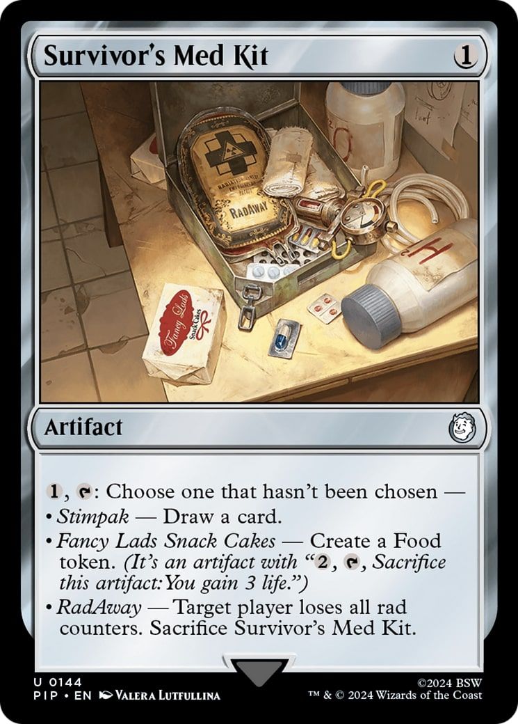 Botiquín de supervivencia Magic: The Gathering card