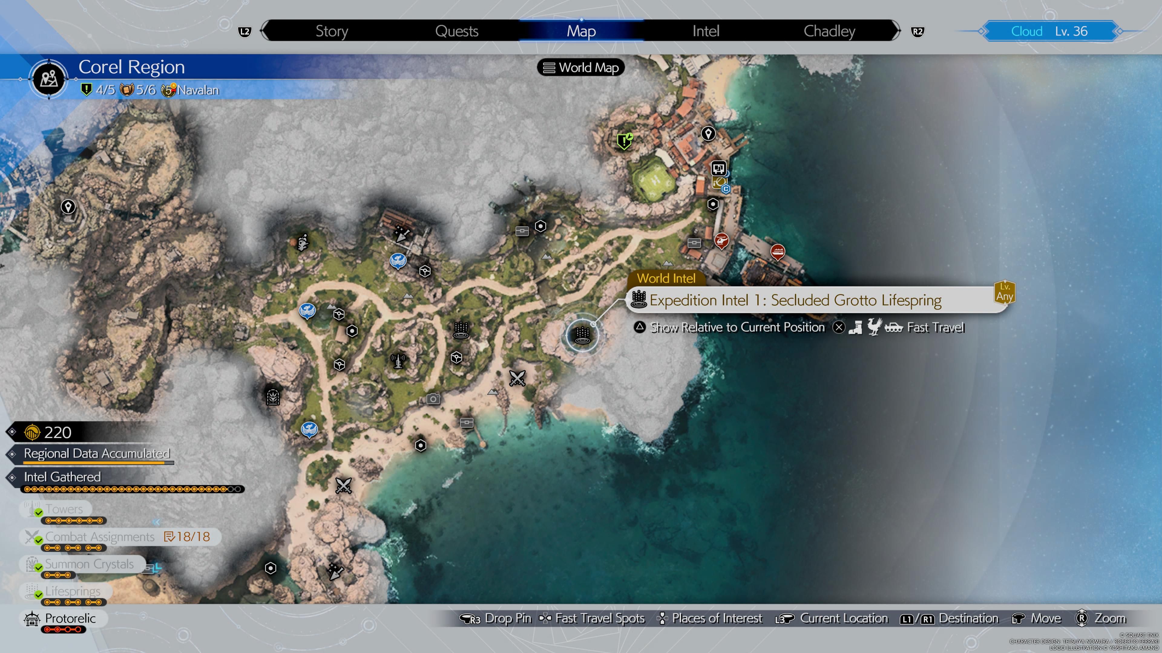 Expedición Intel 1 Gruta aislada Lifespring - FF7 Rebirth