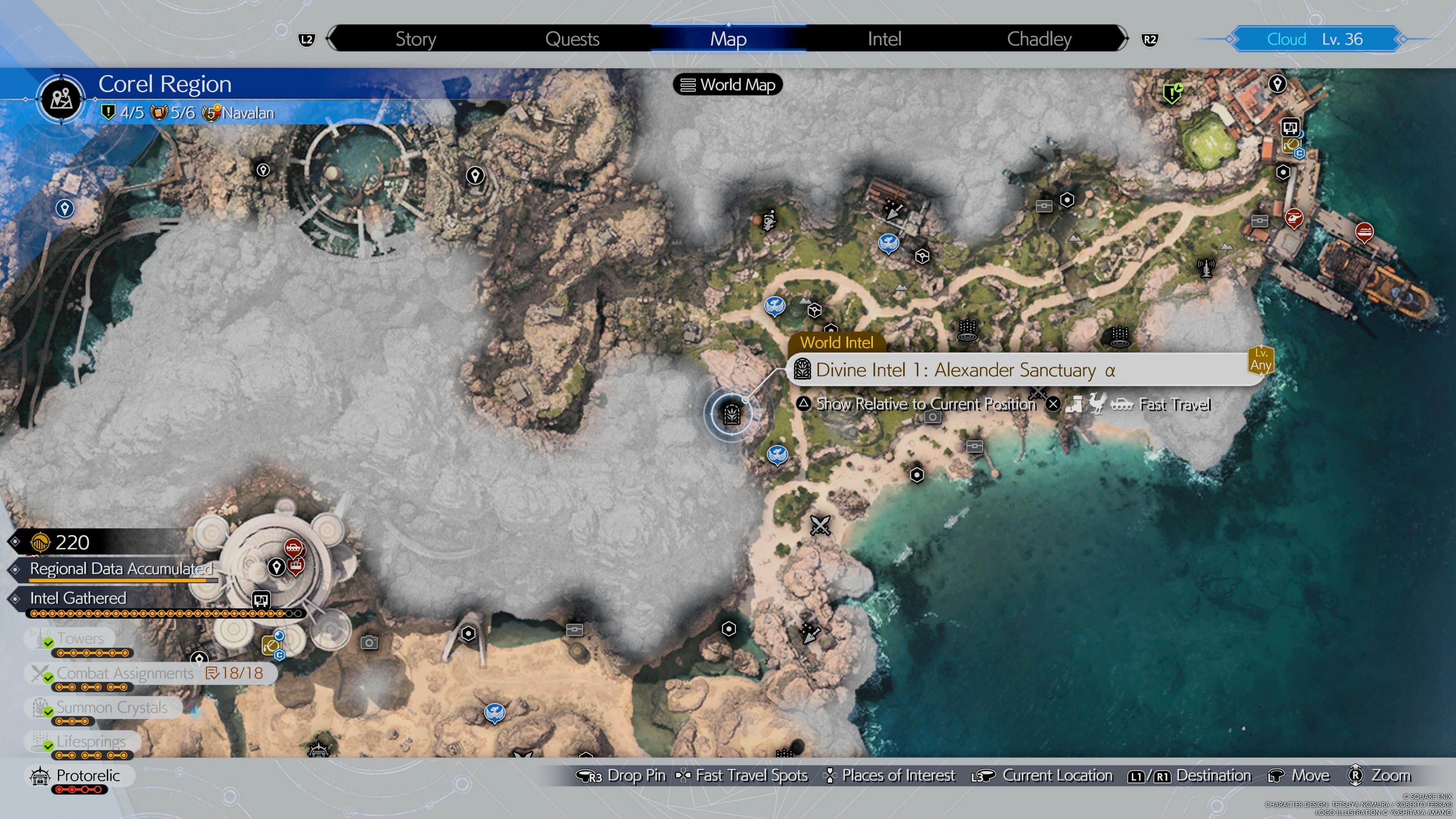 Divine Intel 1 Alexander Sanctuary α - FF7 Renacimiento