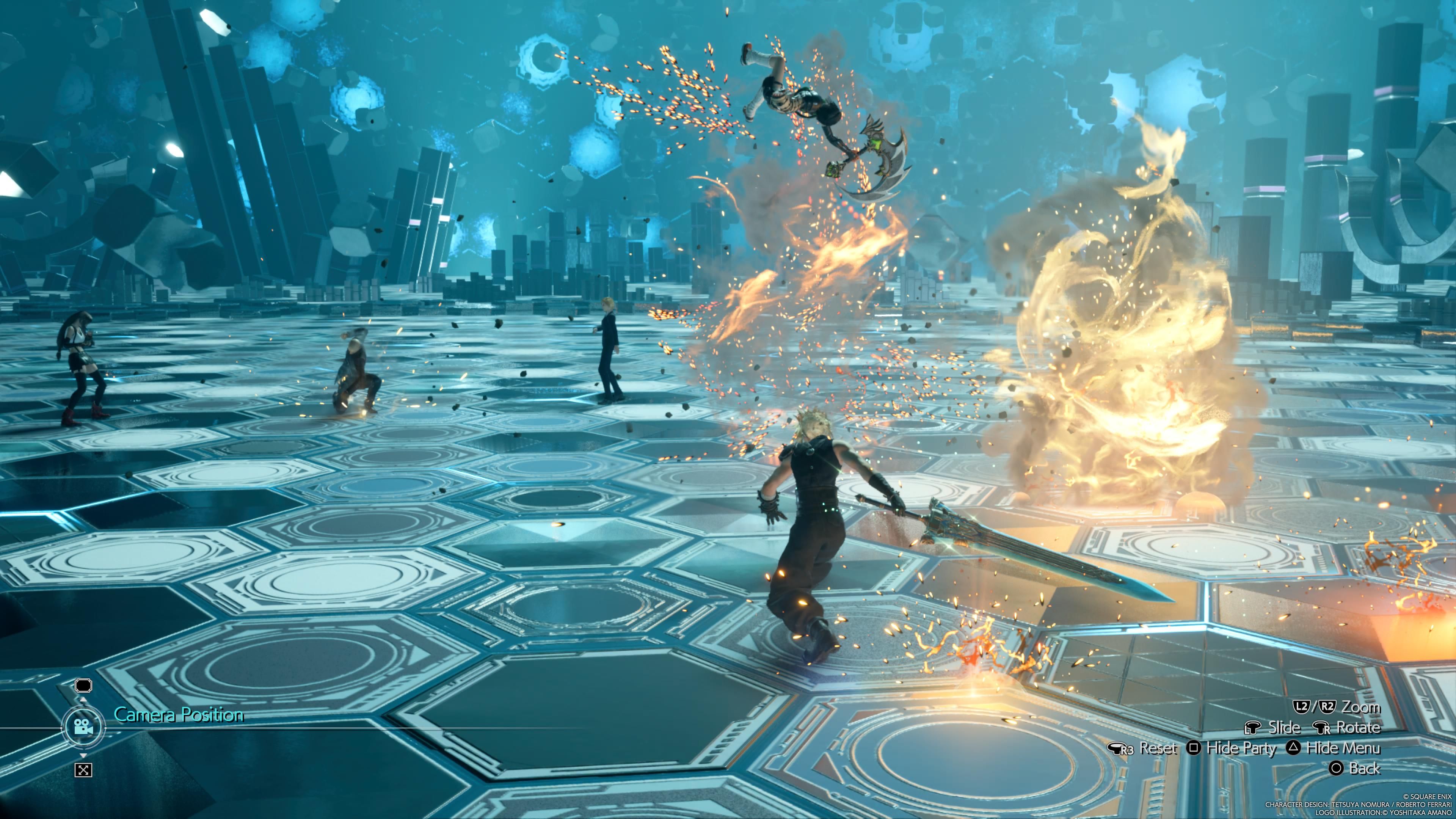 Cloud y su grupo están luchando contra Rude y Elena - FF7 Rebirth