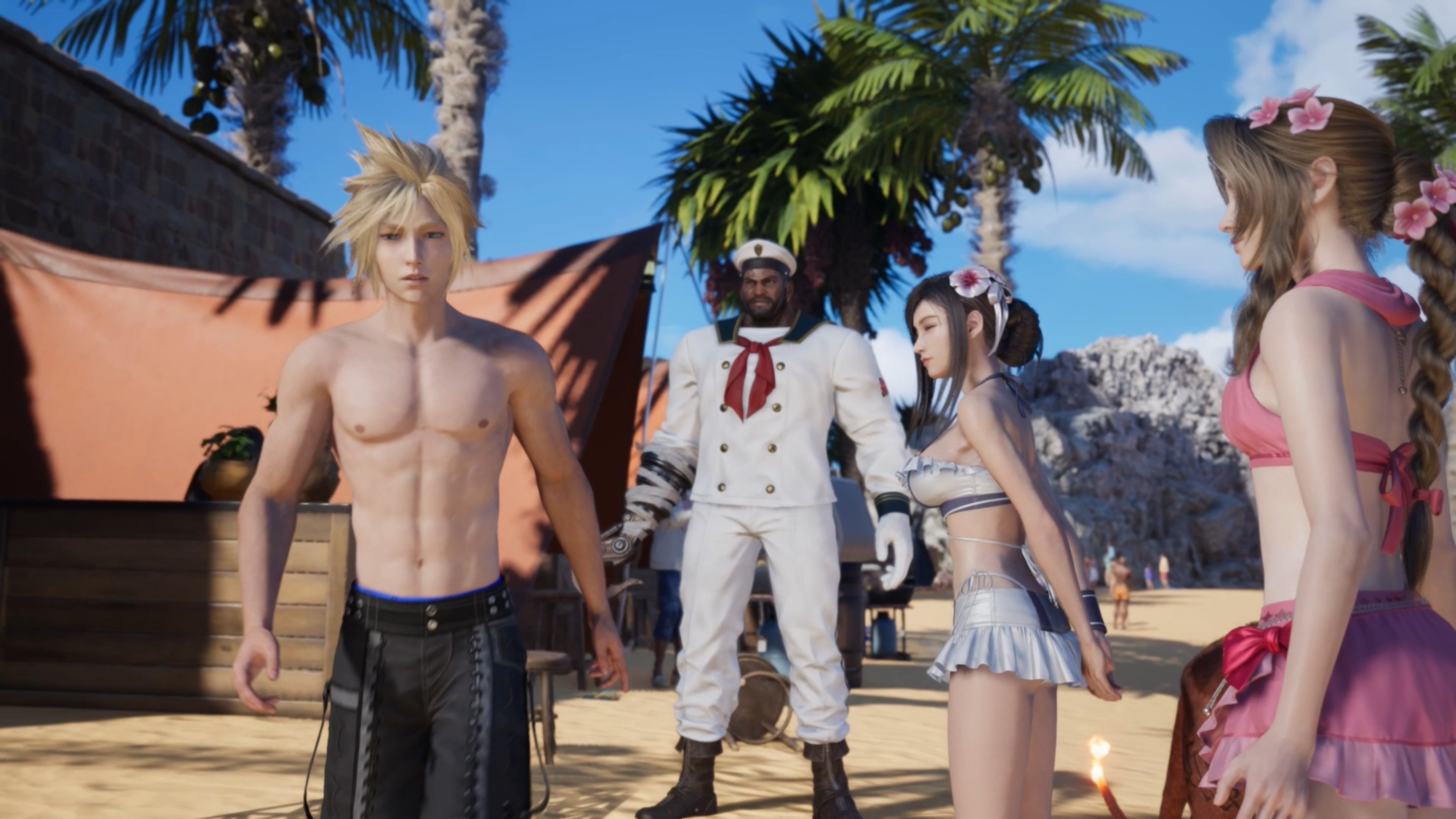 Final-Fantasy-7-Rebirth-Capítulo-6-Tímida-nube-en-la-playa