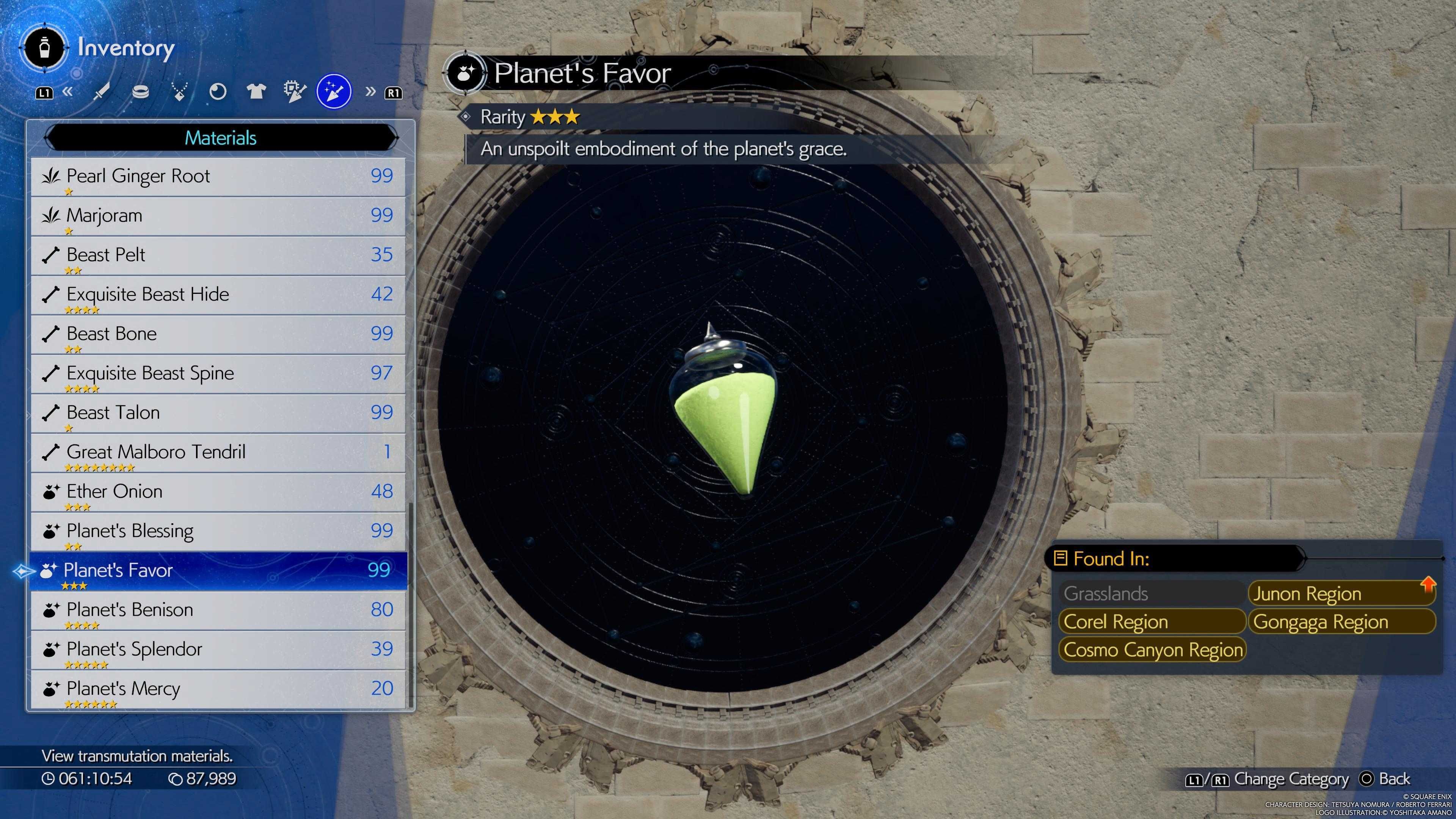 El favor del planeta en FF7 Rebirth