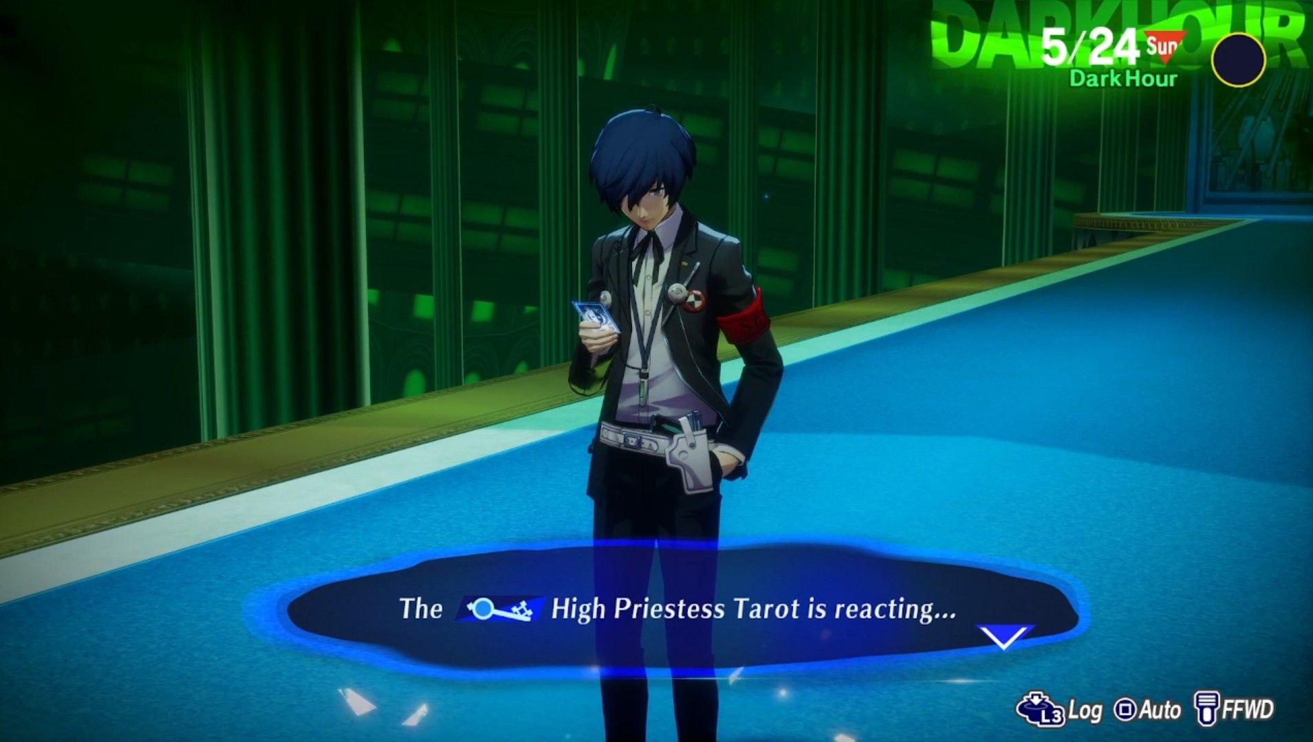 la carta del tarot de la suma sacerdotisa reacciona cuando entras en el tártaro persona 3 recarga las cartas de los arcanos mayores p3r