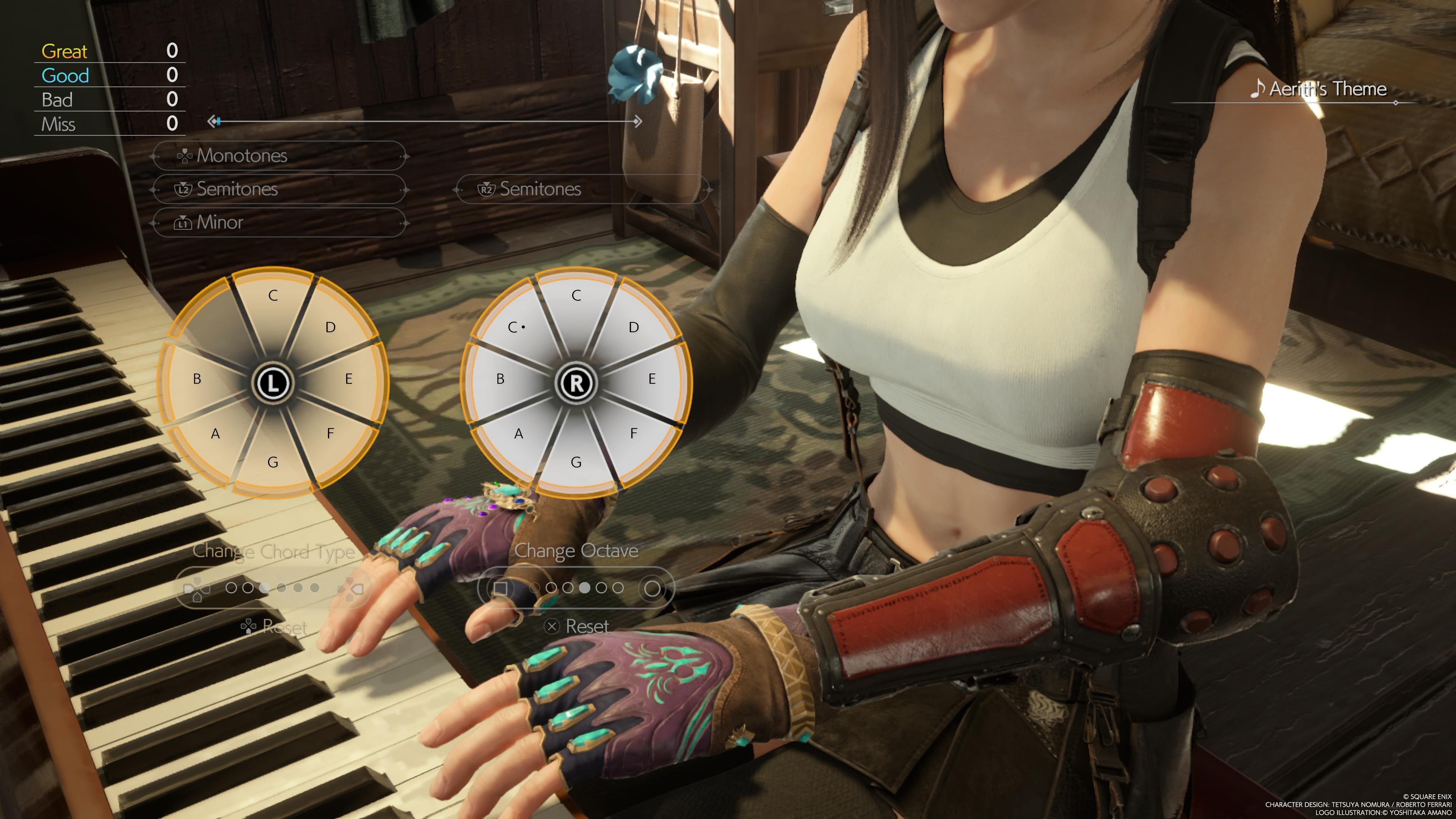 Tifa está tocando el piano - FF7 Rebirth