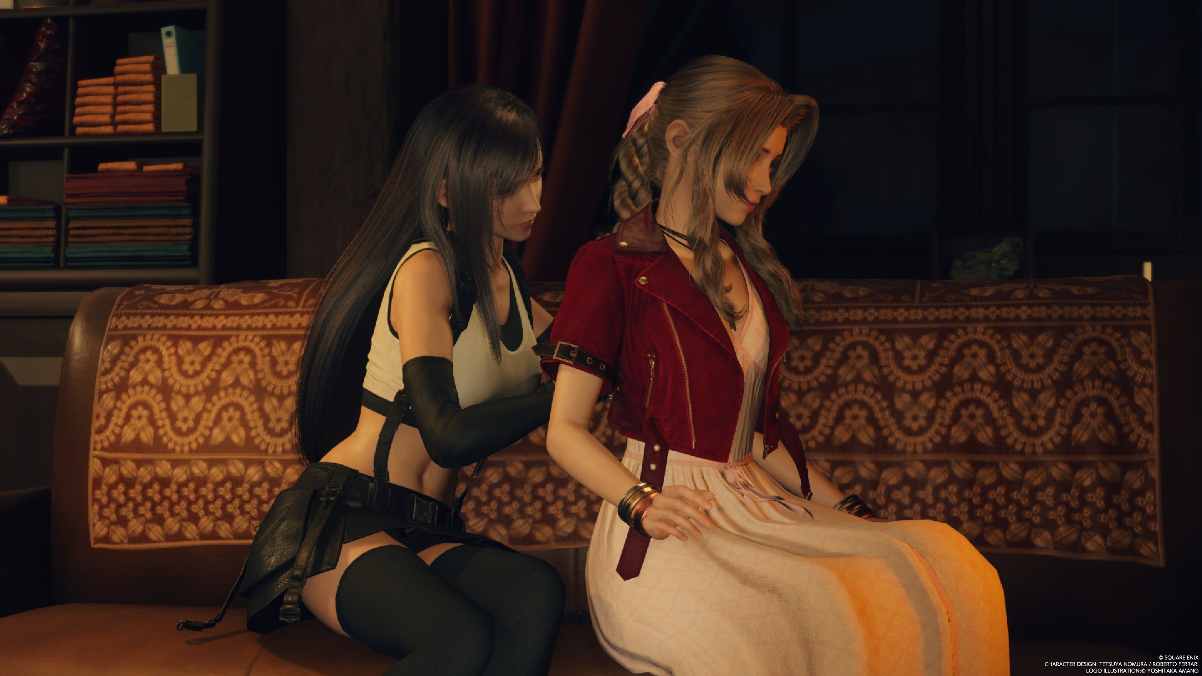 FINAL FANTASY VII REBIRTH Masaje de Tifa y Aerith