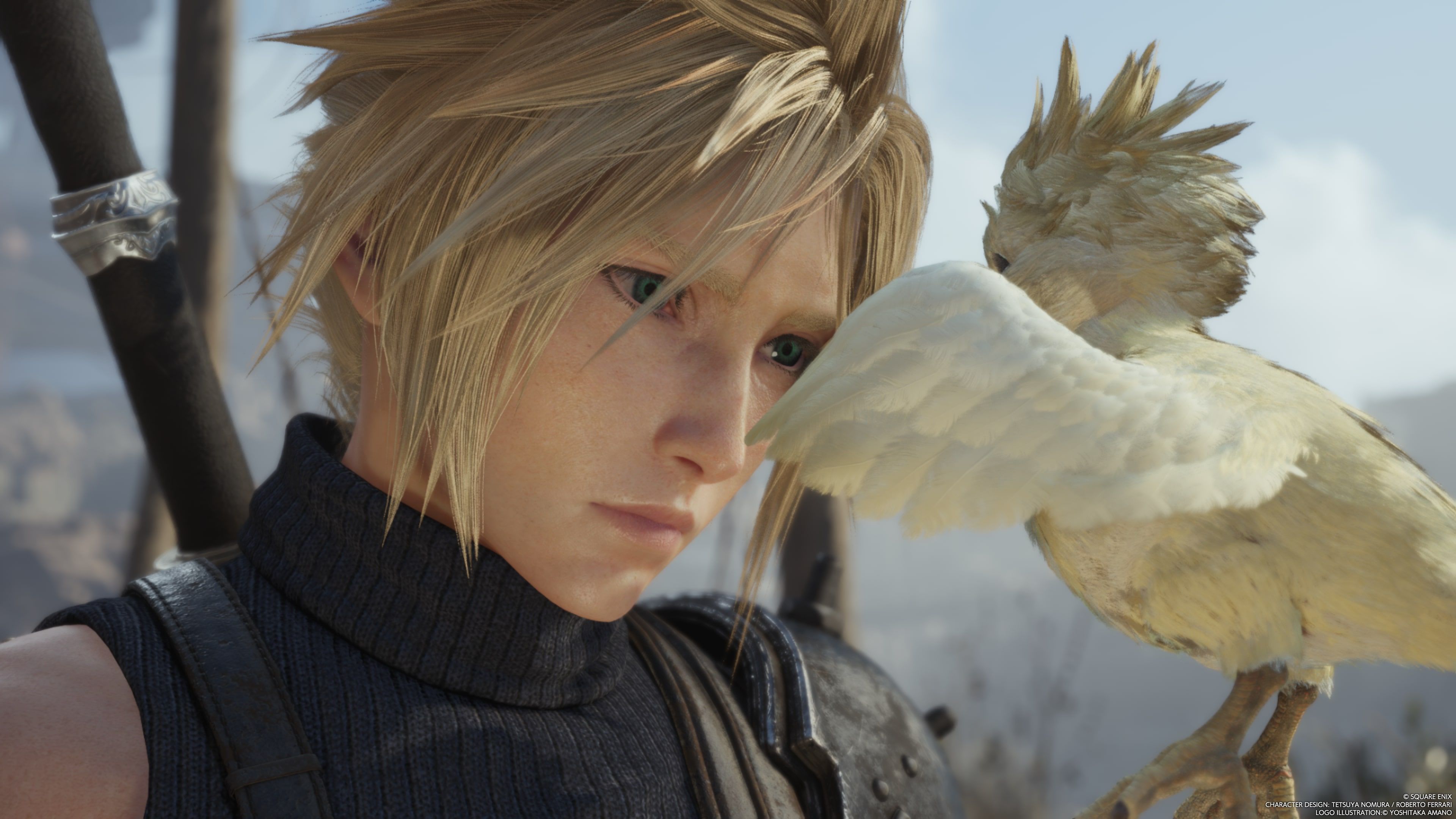 FINAL FANTASY VII REBIRTH Nube con pájaro de pelo puntiagudo