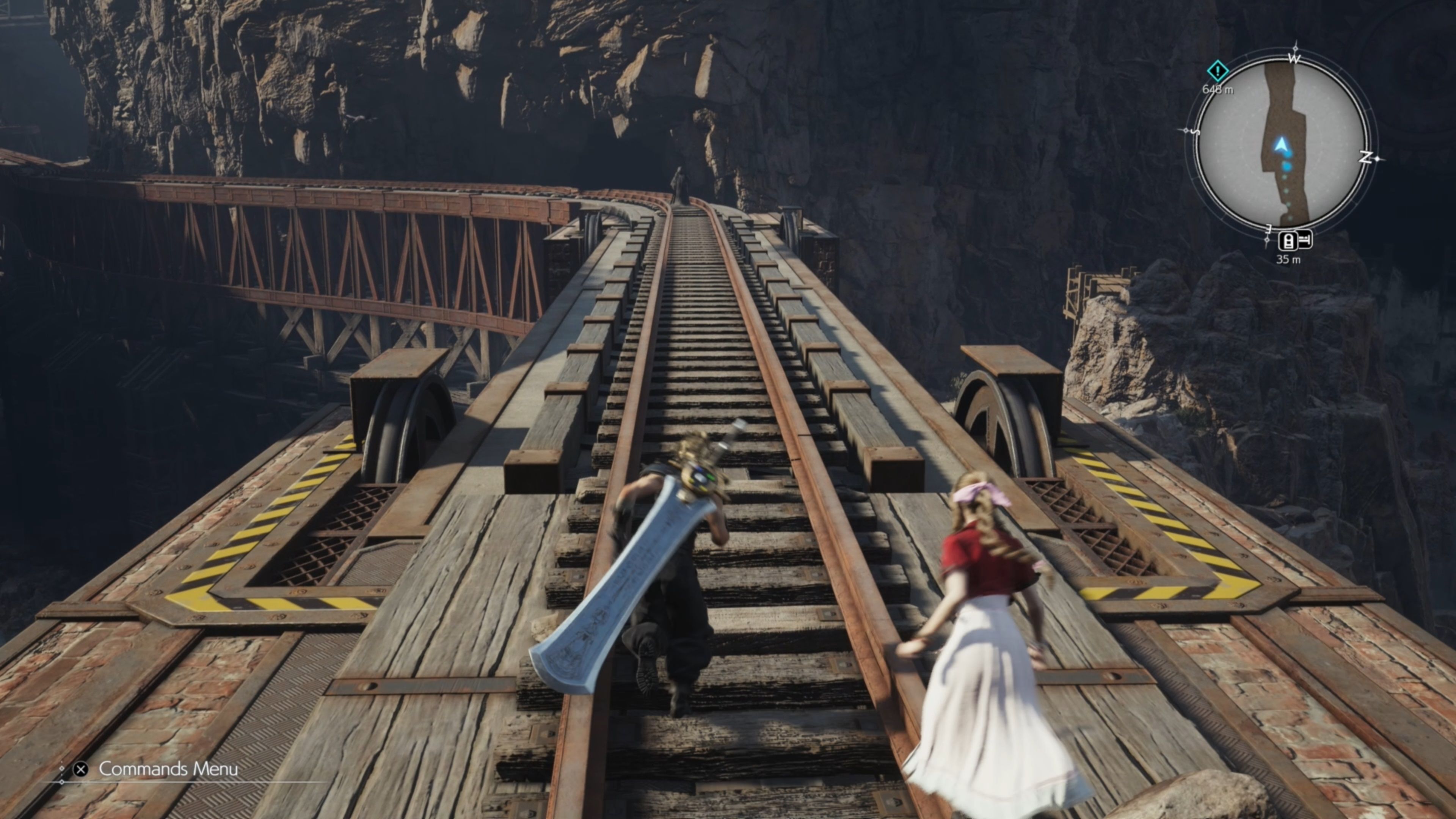 Final-Fantasy-7-Rebirth-Capítulo-7-North-Corel-Bound-Crossing-Puente levadizo