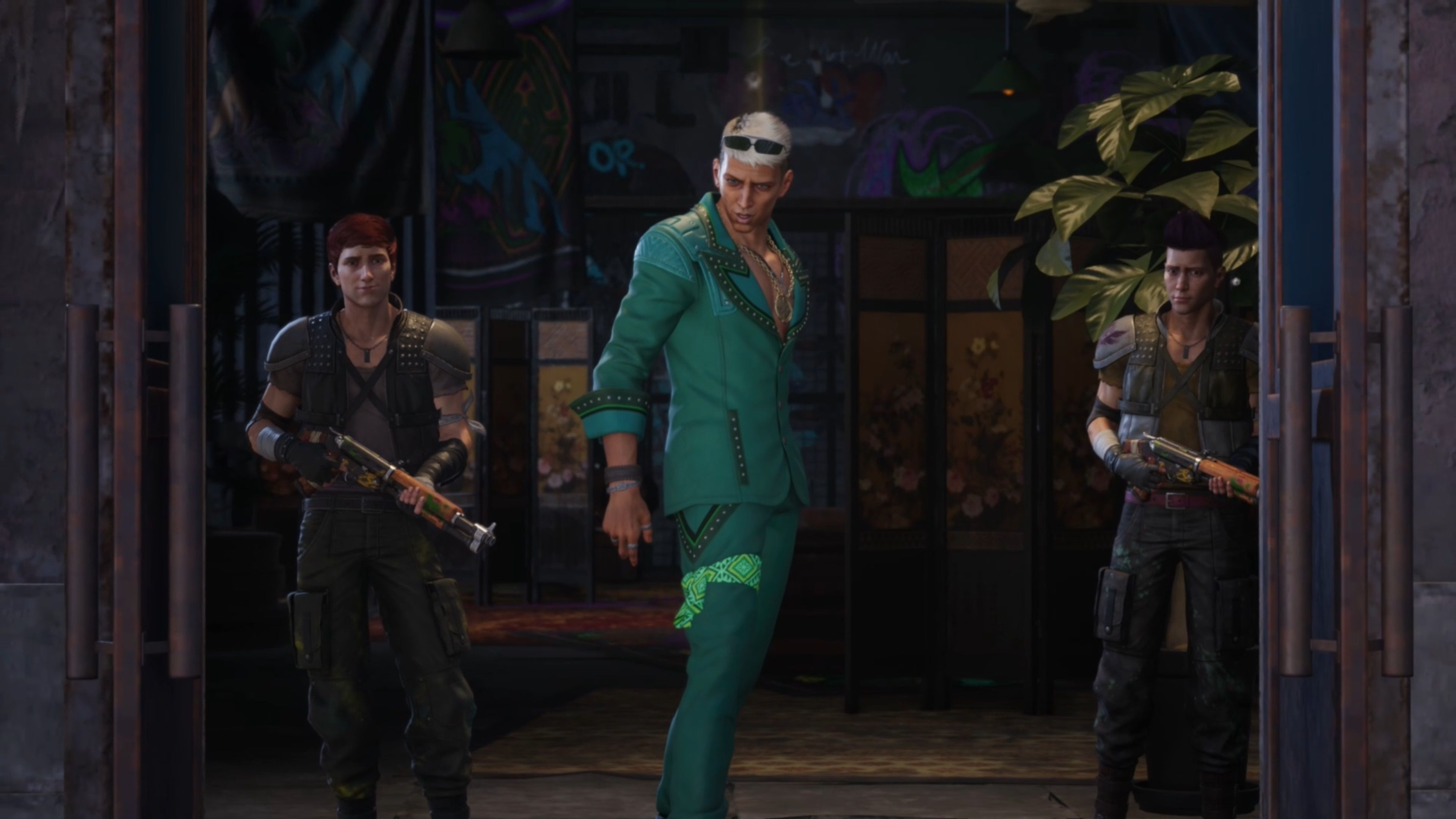 Gus y sus secuaces en Final Fantasy 7 Rebirth