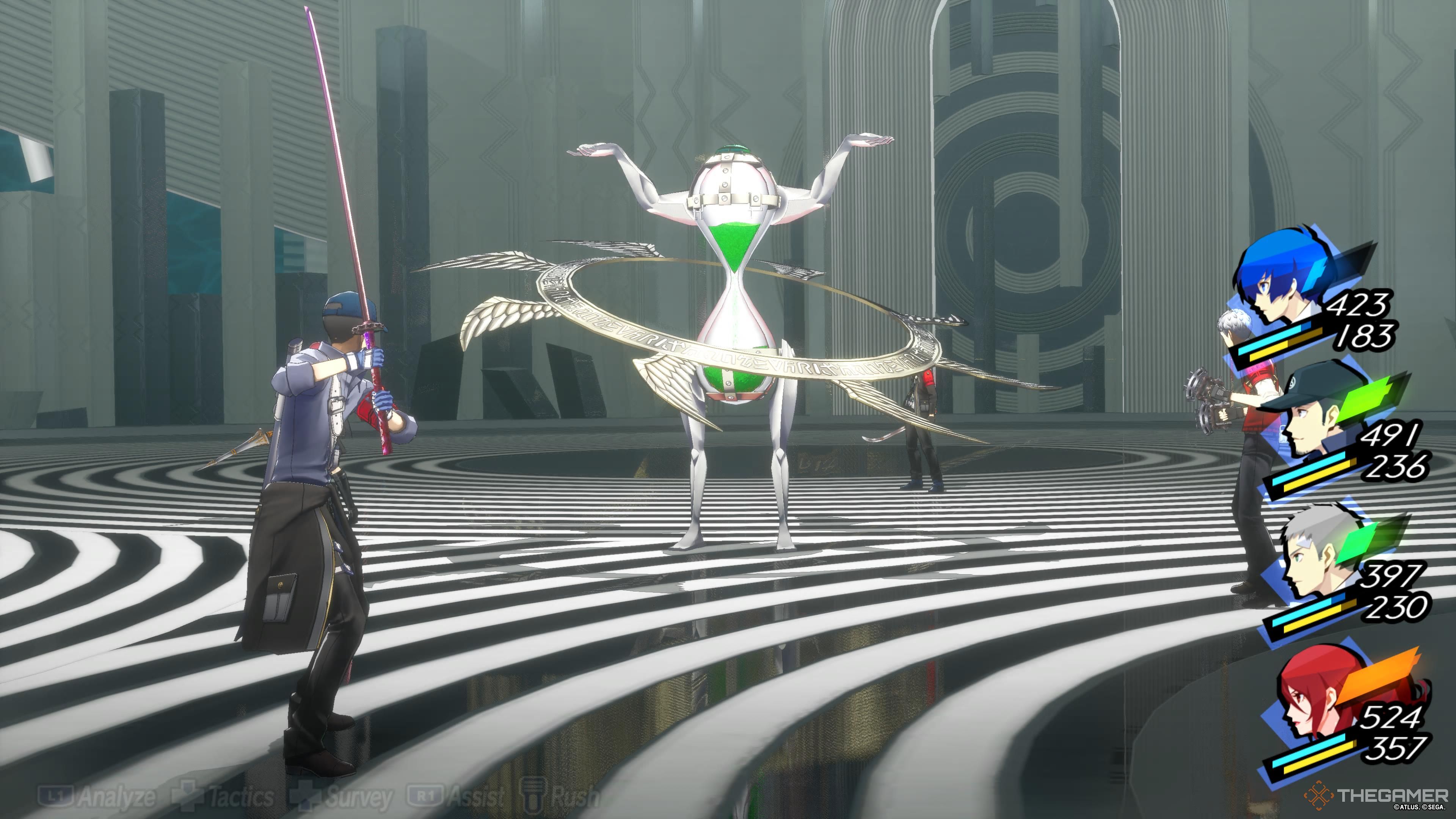 Persona 3 Reload Party Fighting Arena obsesiva