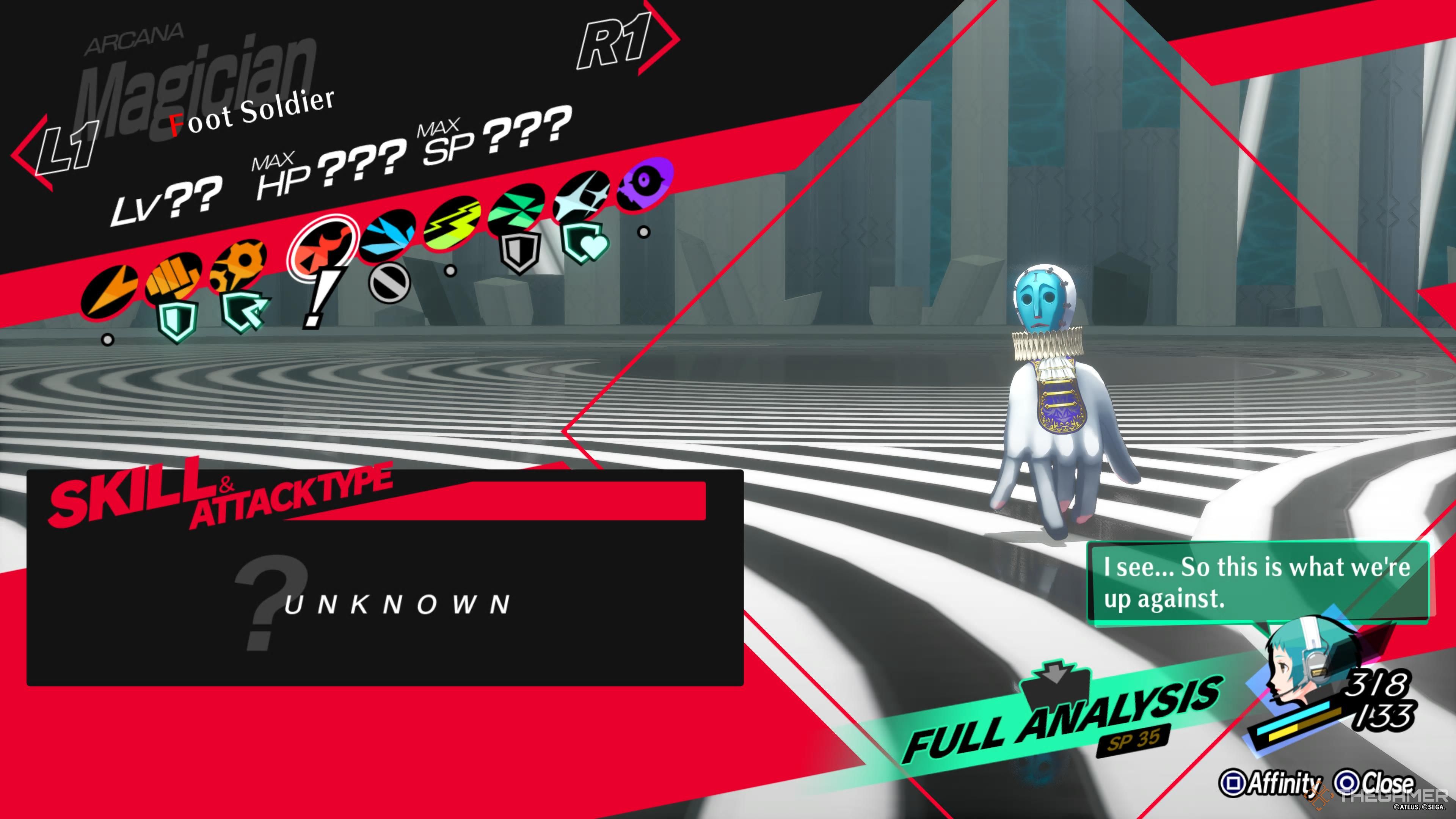 Descripción general de Persona 3 Reload Foot Soldier