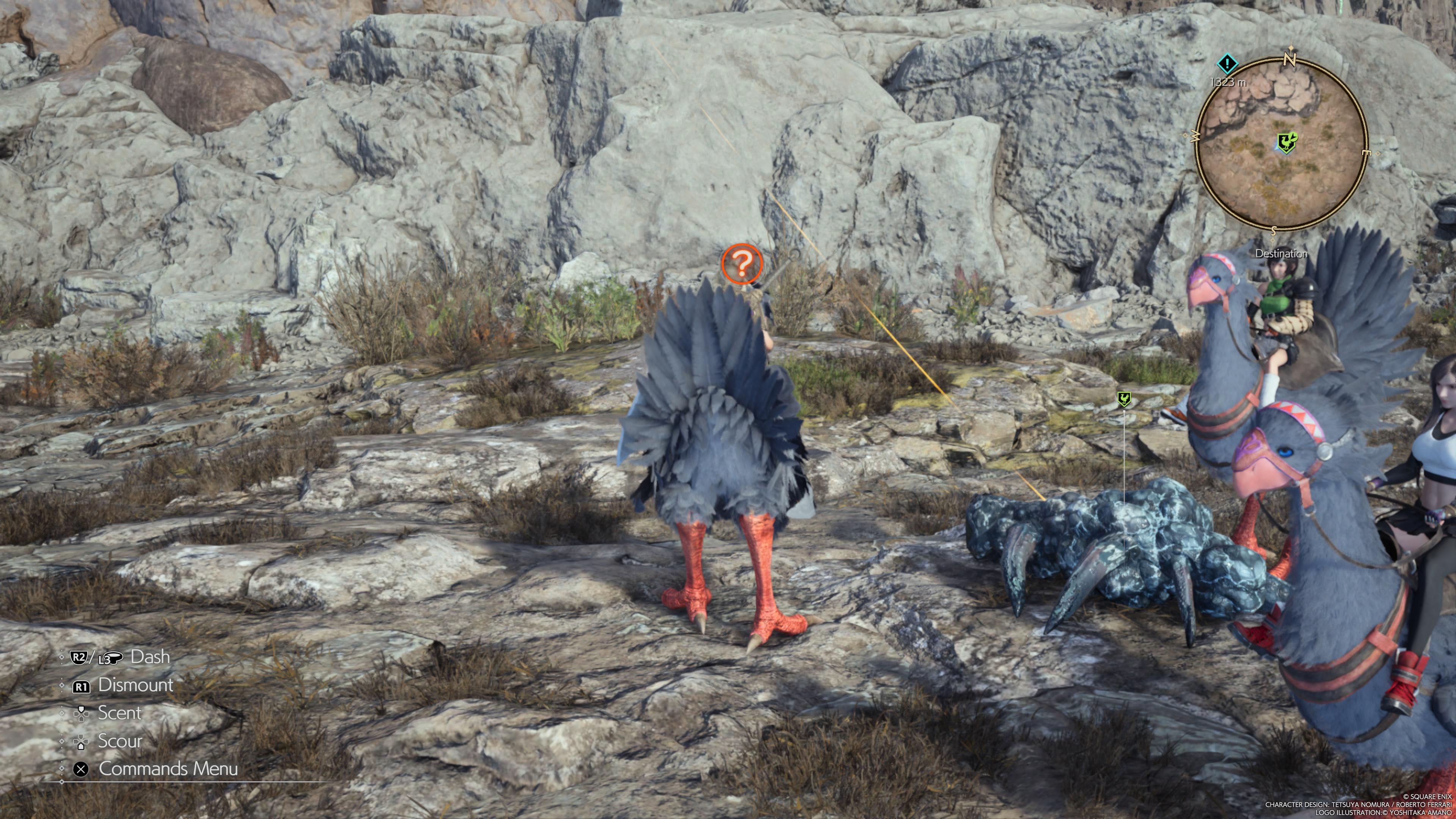 Chocobo sigue el rastro de Hell Rider 2 - FF7 Rebirth