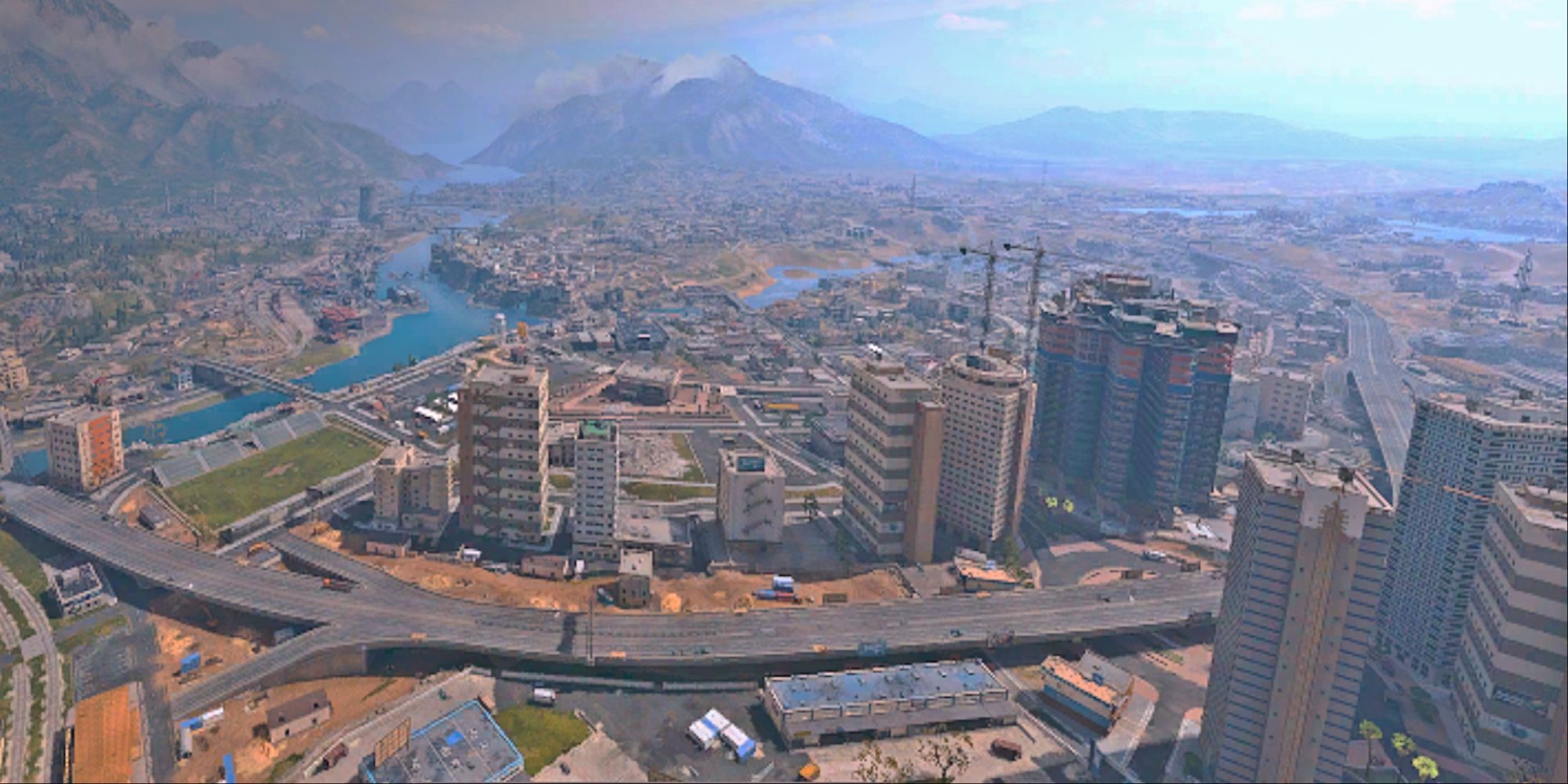 Imagen del paisaje de Urzikstan en Call of Duty Warzone