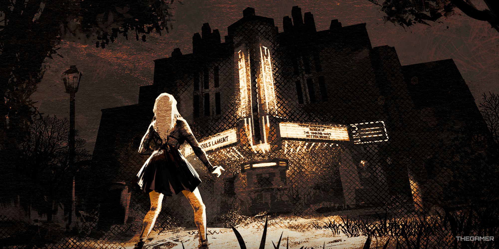 Sable Ward mira el cine de Greenville.