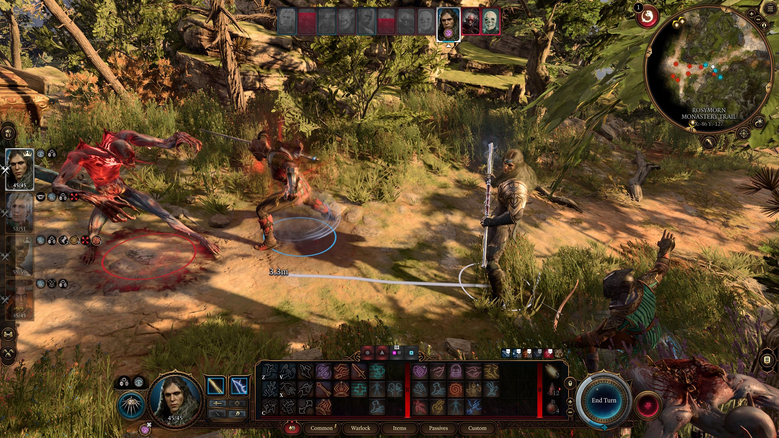 Baldur's Gate 3: Combate de brujos de los Grandes Antiguos