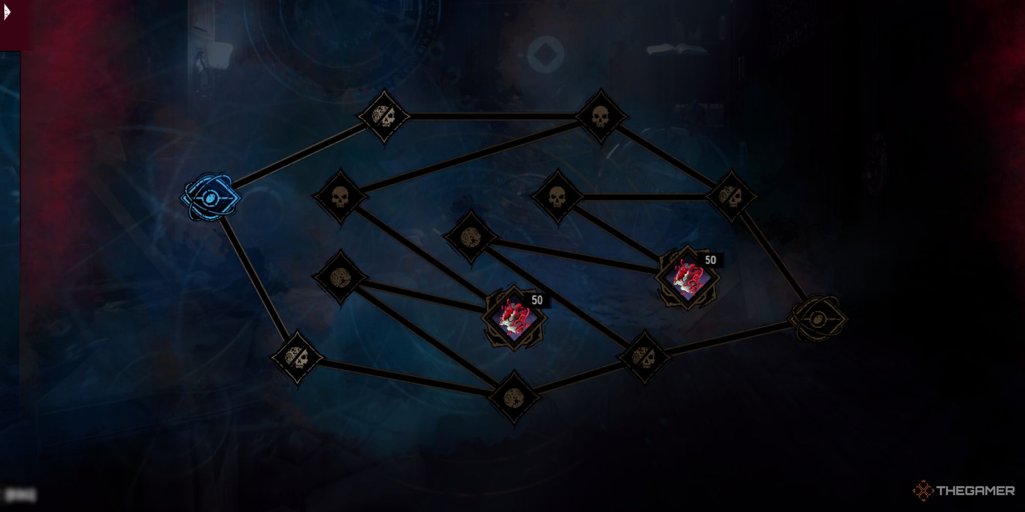 La web del desafío Tome para el evento Blood Moon.