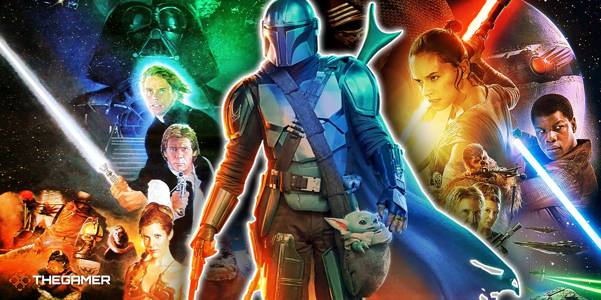 Imágenes de carteles del universo Star Wars.