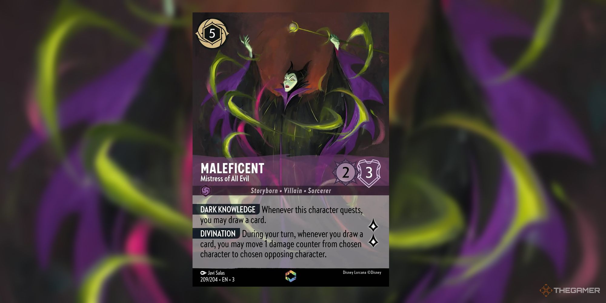 Disney Lorcana Maléfica Señora De Todo Mal