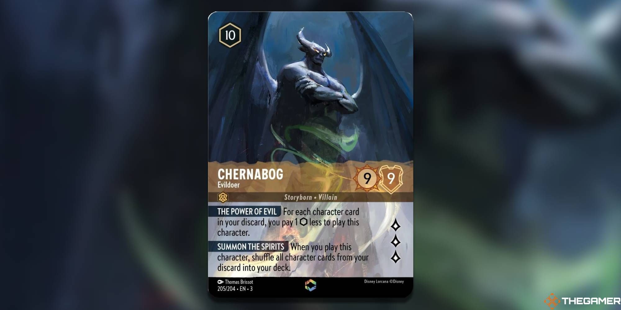 Tarjeta Chernabog - Malhechor Lorcana