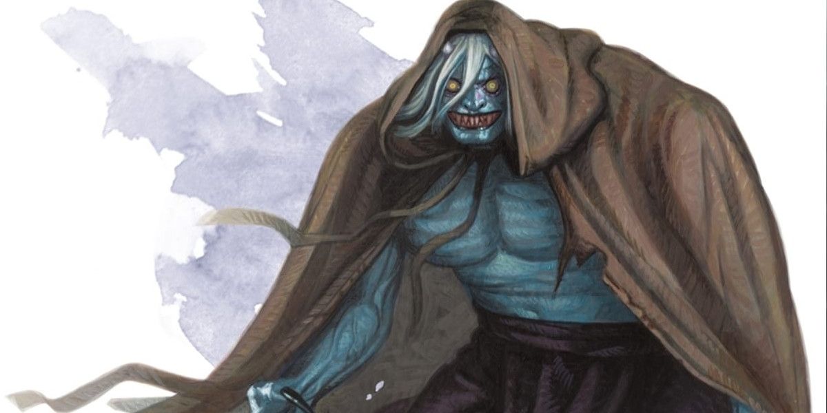 Arte oficial 5e de un oni de Dungeons & Dragons