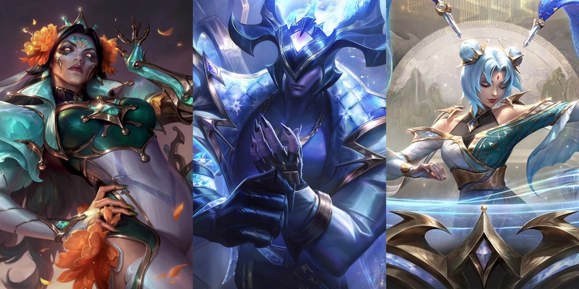 Renata, Aatrox y Sona en League of Legends